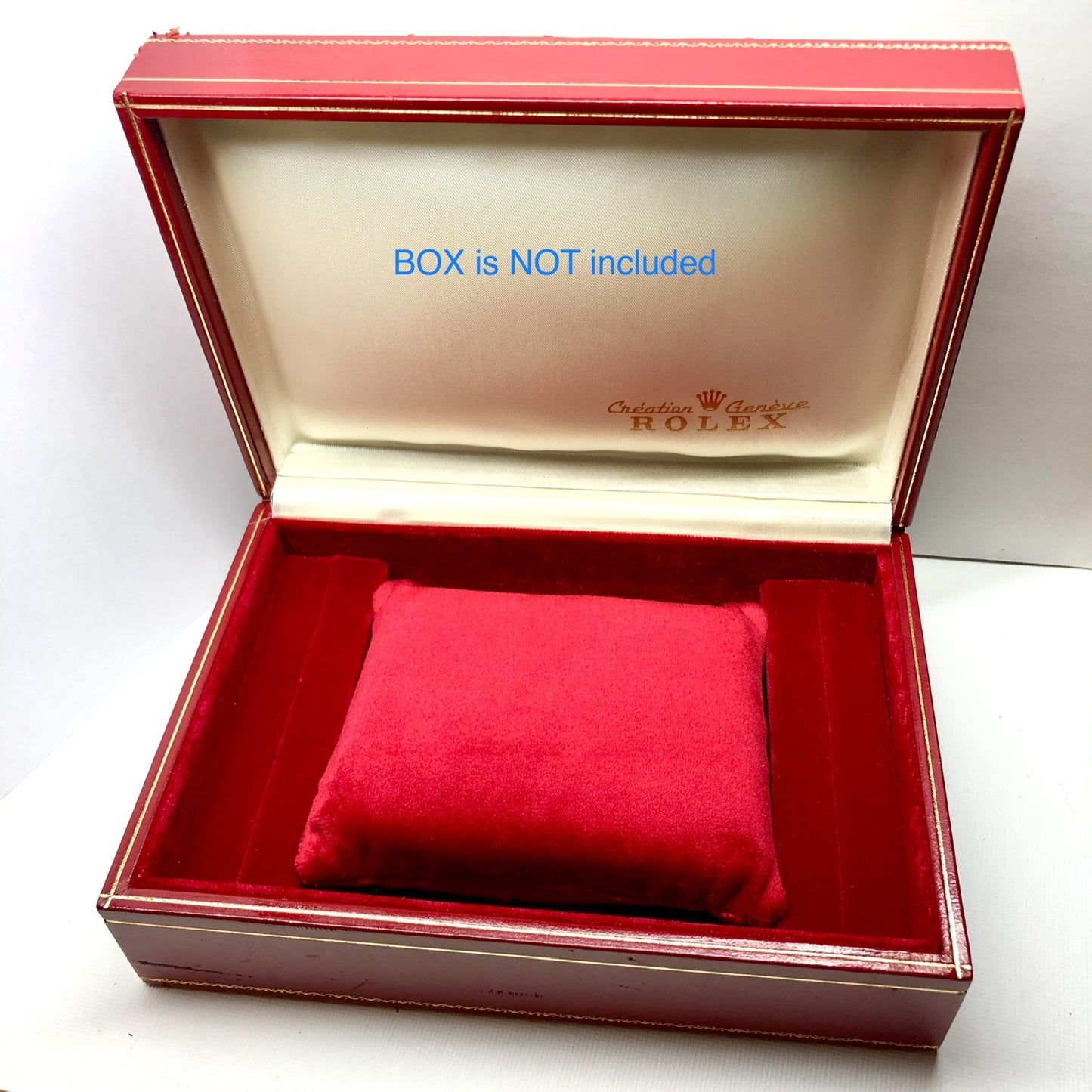 Red Velvet PILLOW CUSHION fits ROLEX Box