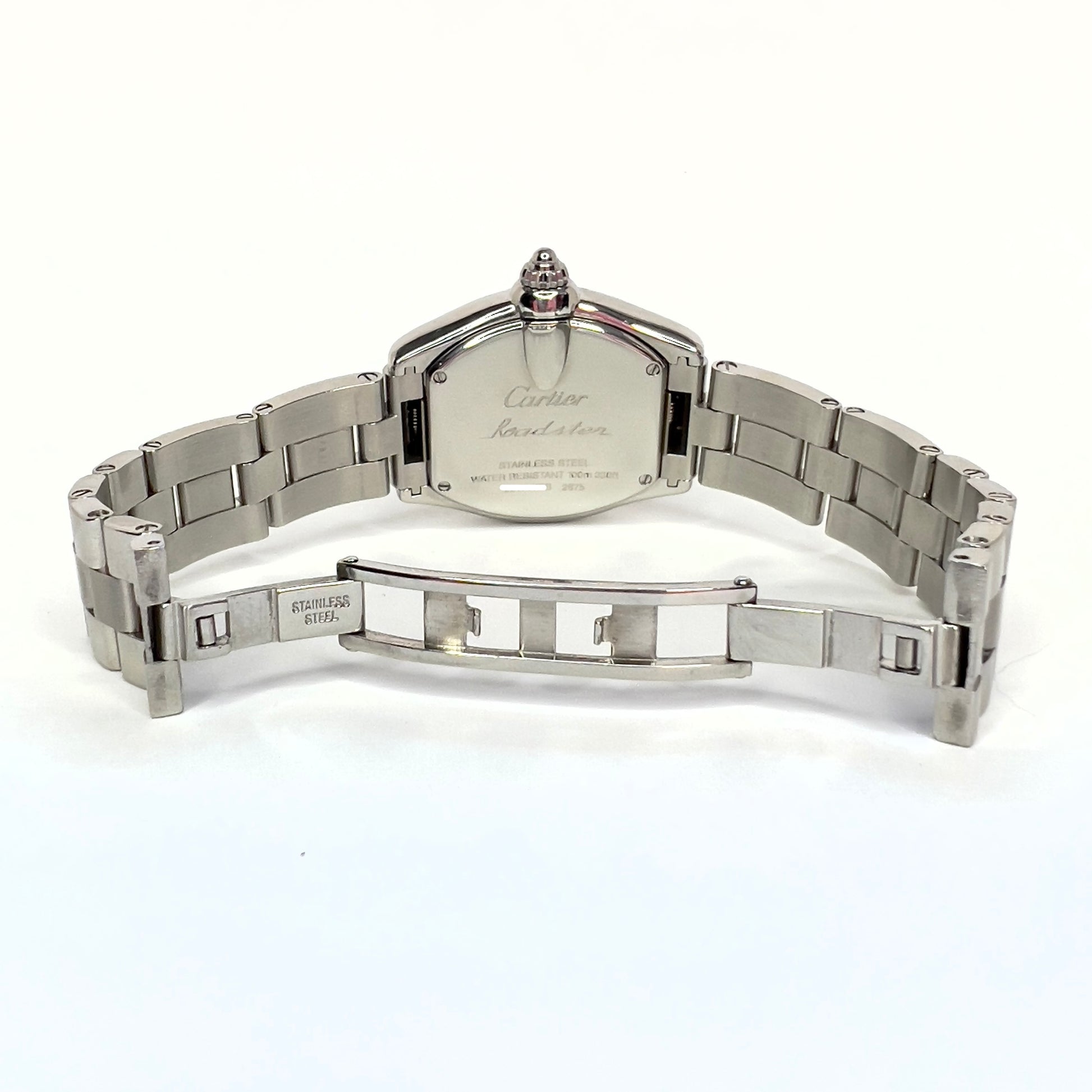 CARTIER ROADSTER Quartz 31mm Steel 0.75TCW DIAMOND Watch