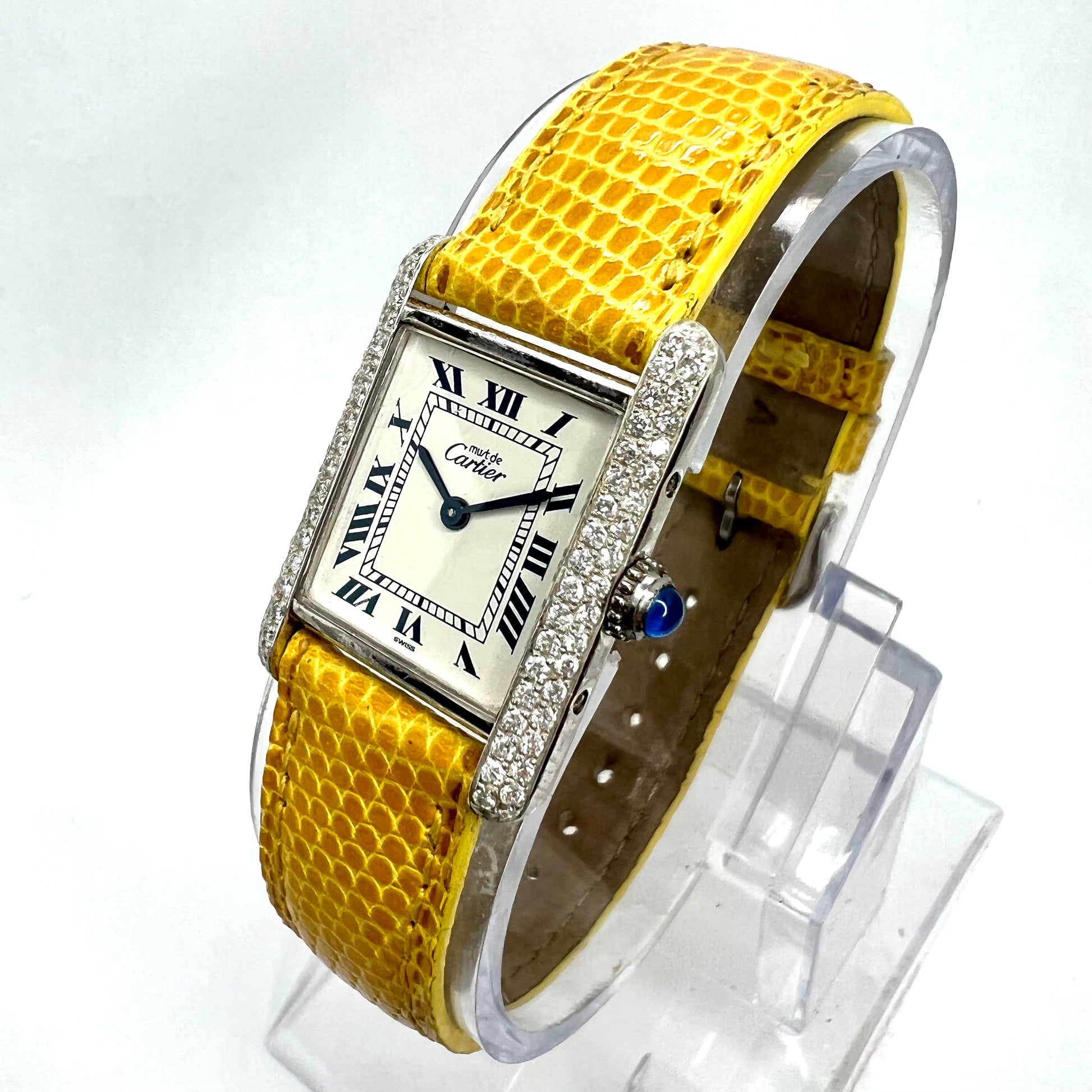 Buy Cartier Tank Must de Cartier Watch, Silvered Dial