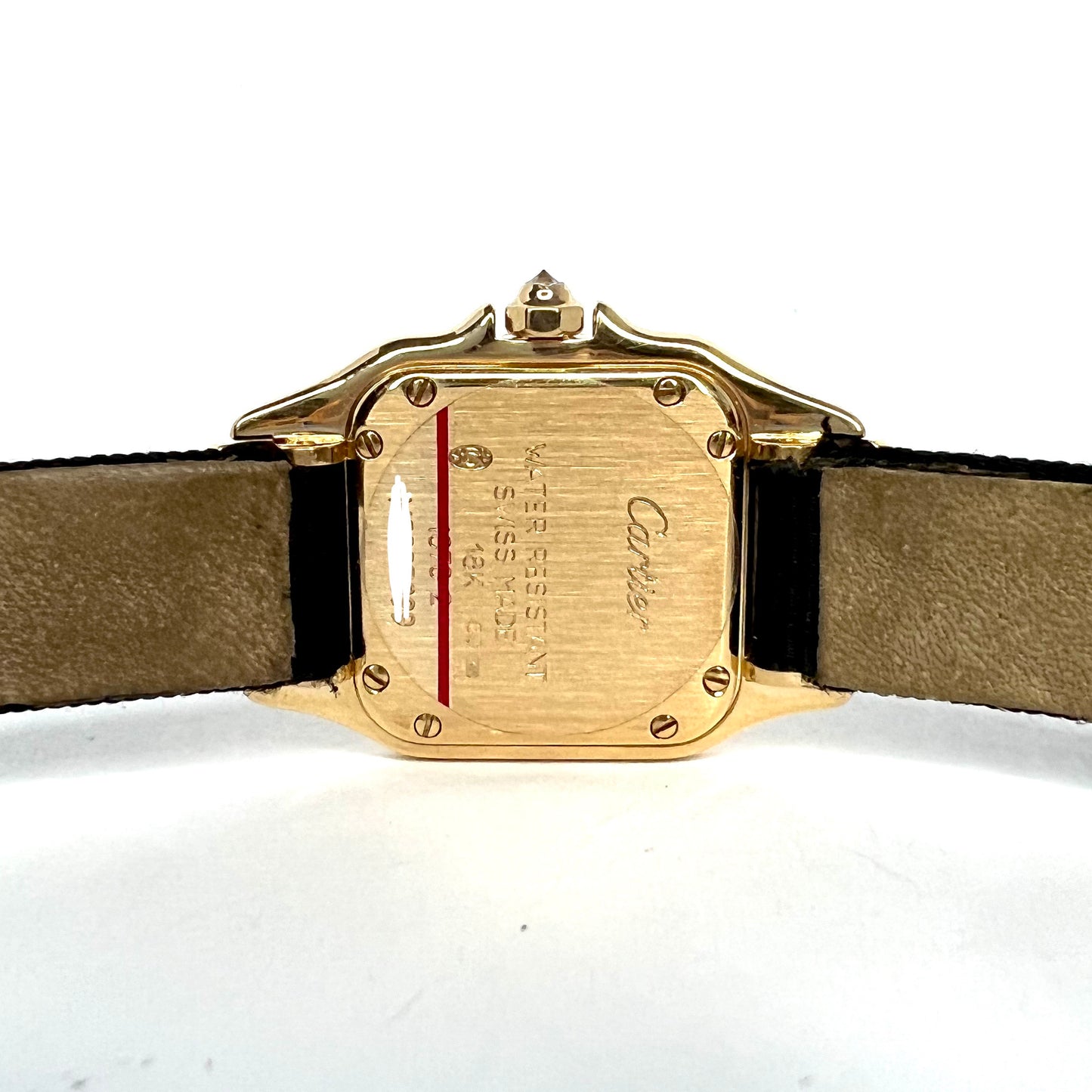 CARTIER PANTHERE Art Deco 22mm Quartz 18K Yellow Gold ~1.15TCW Diamond Watch
