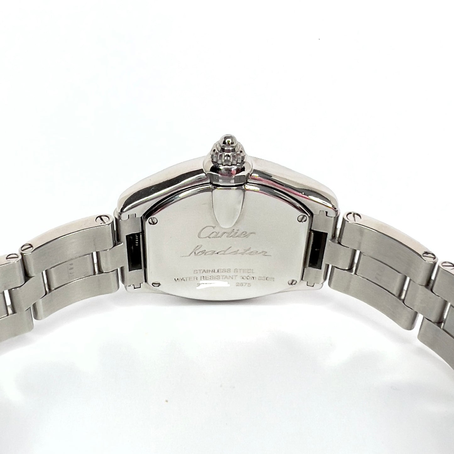 CARTIER ROADSTER Quartz 31mm Steel 0.75TCW DIAMOND Watch