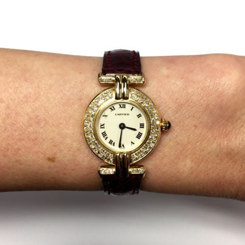 Cartier Vermeil Must De Lady's Watch