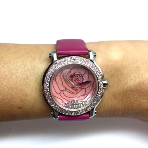 CHOPARD LA VIE EN ROSE Limited Edition 500 Quartz 36mm Steel