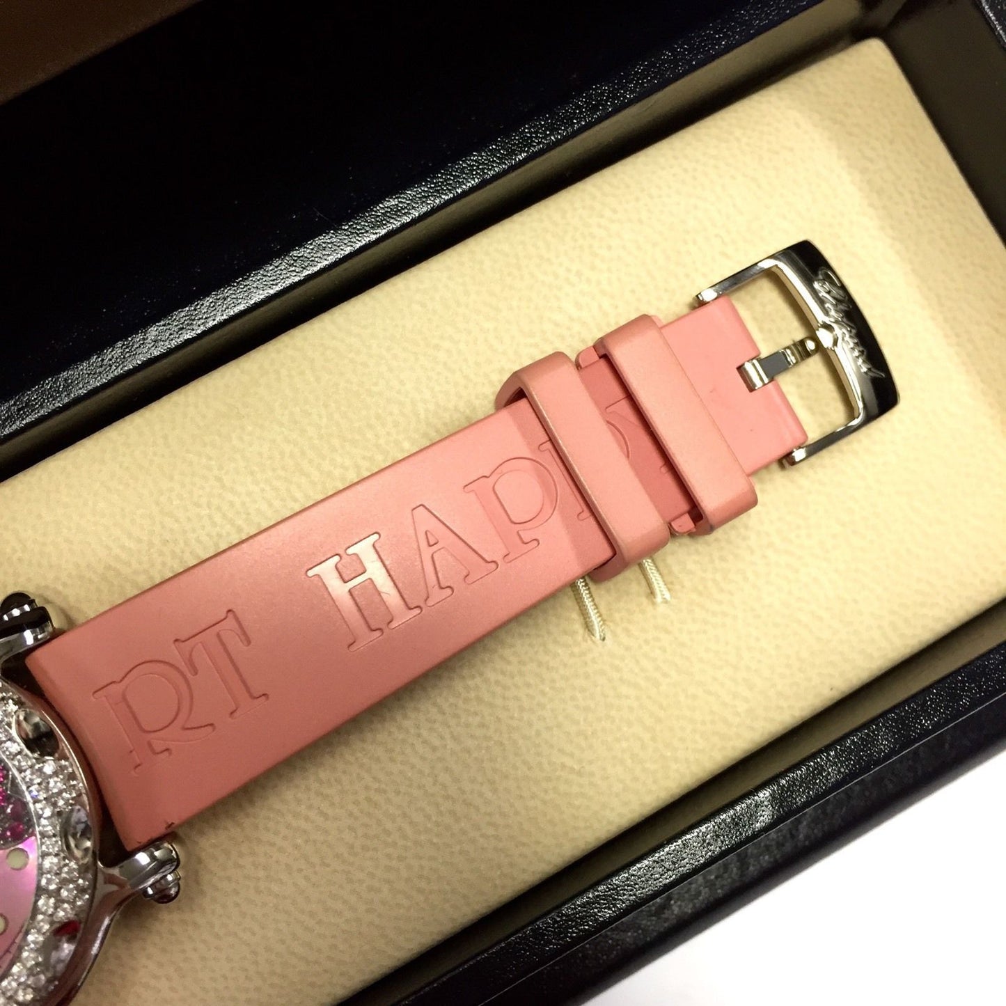 CHOPARD HAPPY SPORT Quartz 39mm Steel Floating DIAMONDS & RUBIES Watch