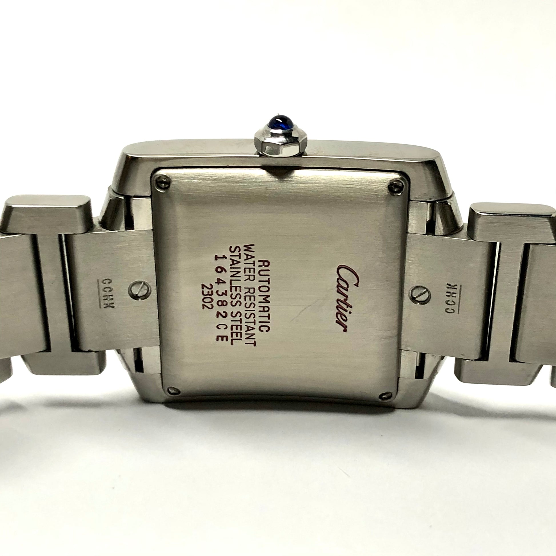 CARTIER TANK FRANCAISE Automatic 28mm Steel 0.85TCW DIAMOND Watch