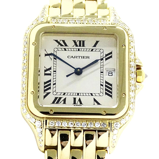 CARTIER PANTHERE 27mm 18K Yellow Gold 0.9TCW DIAMOND Watch