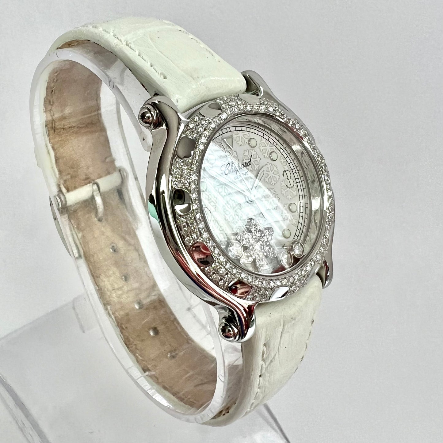 CHOPARD HAPPY SPORT 32mm Quartz Steel 0.94TCW Diamond Watch