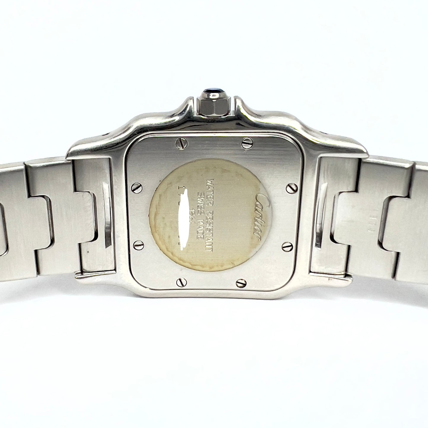 CARTIER SANTOS GALBEE 29mm Quartz Steel 1.57TCW Diamond Watch NEW Model