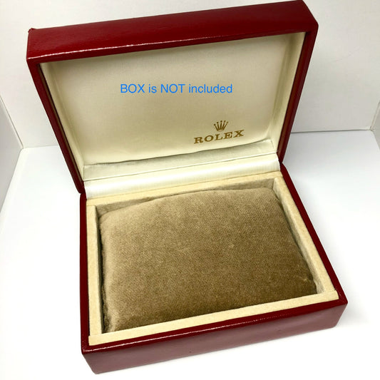 NEW Beige Velvet PILLOW CUSHION fits ROLEX Box