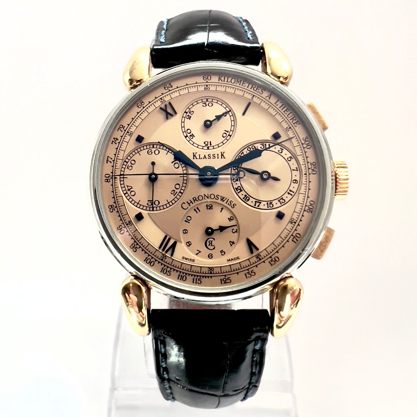 KLASSIK CHRONOSWISS Automatic 37mm Tone Skeleton Back Case Watch