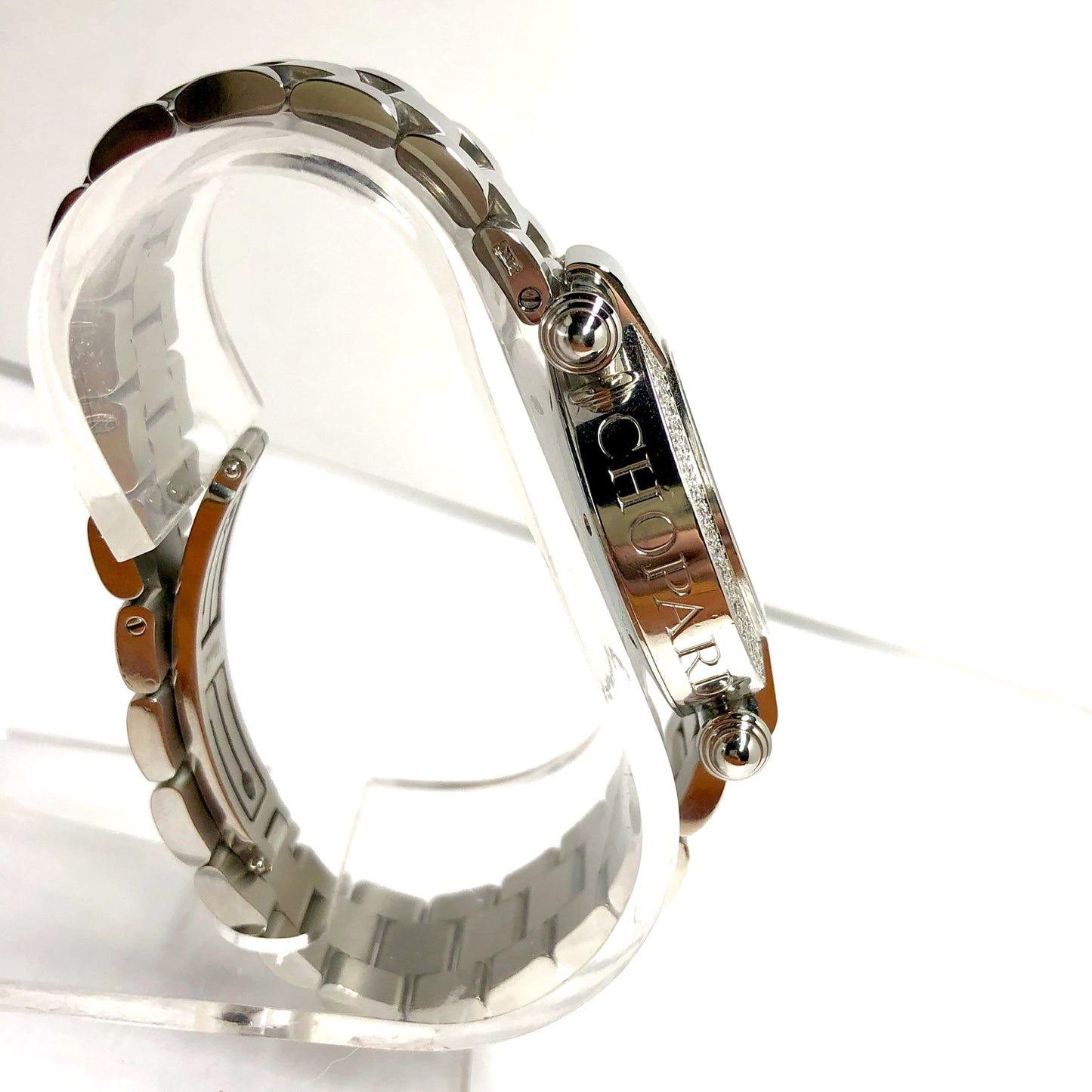 CHOPARD IMPERIALE Chronograph Quartz 32mm Steel DIAMOND Watch