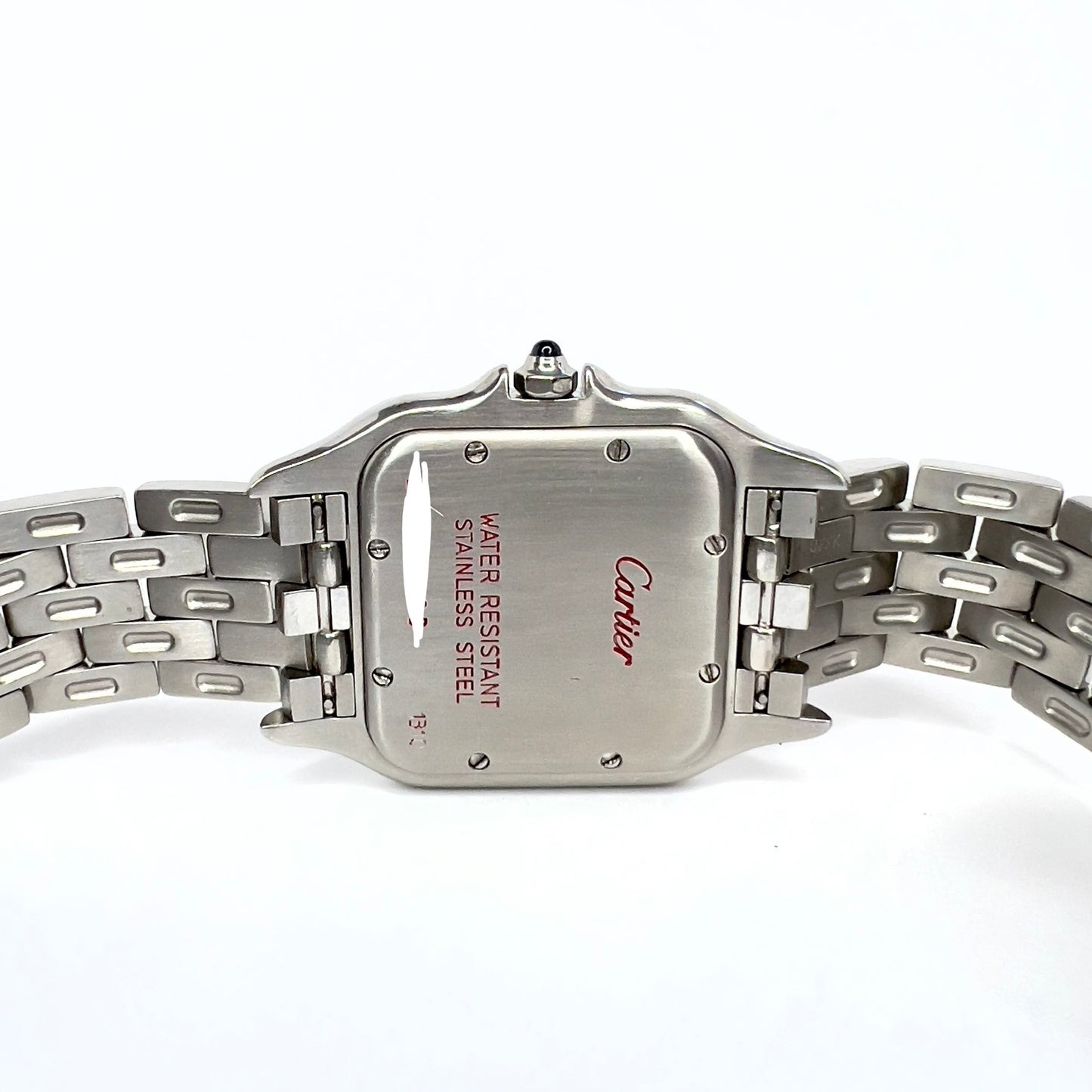 CARTIER PANTHERE Quartz 27mm Steel 0.48TCW Diamond Watch