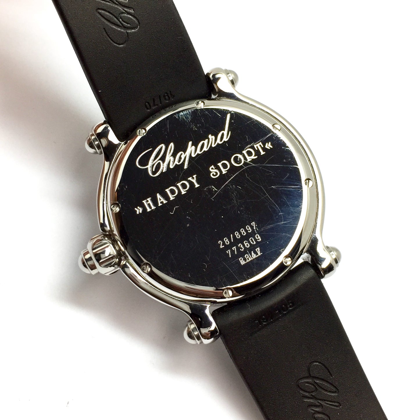 CHOPARD HAPPY SPORT Quartz 38mm Steel Diamond Watch