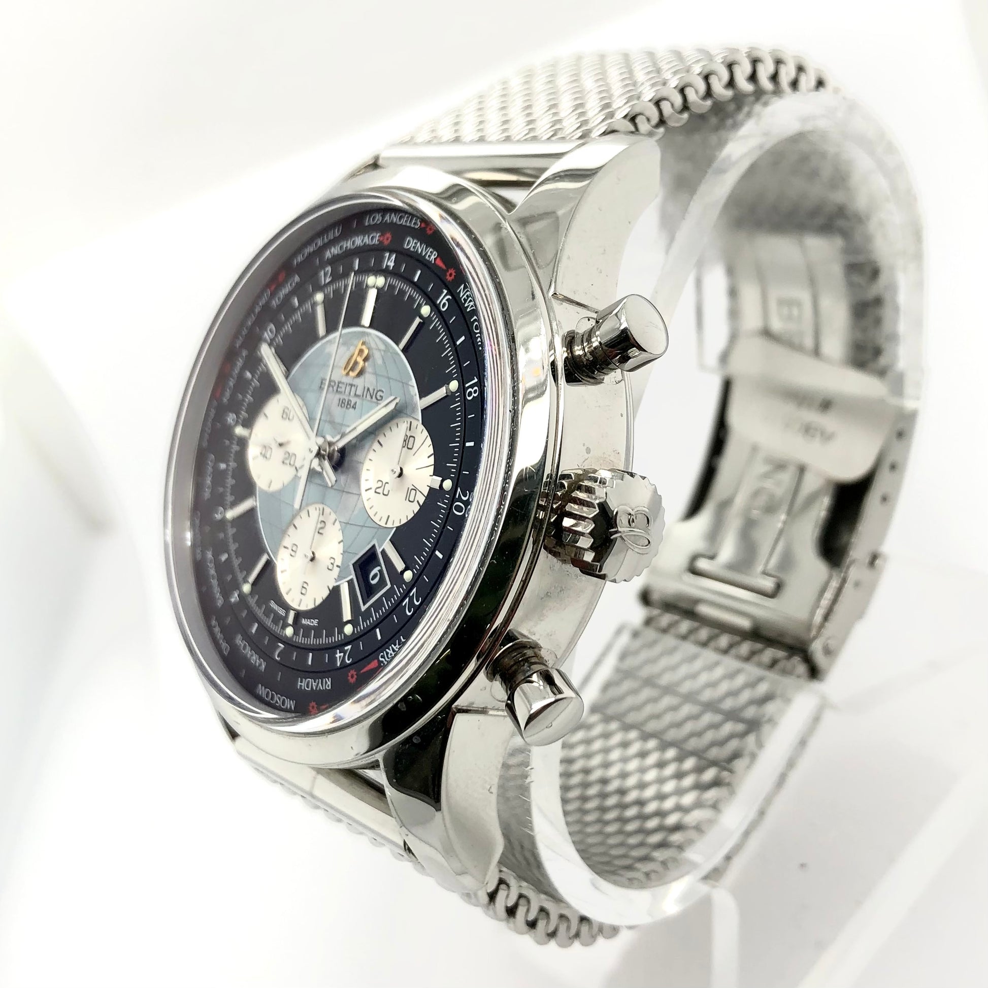 BREITLING TRANS OCEAN Chronograph Automatic 56mm Steel Watch