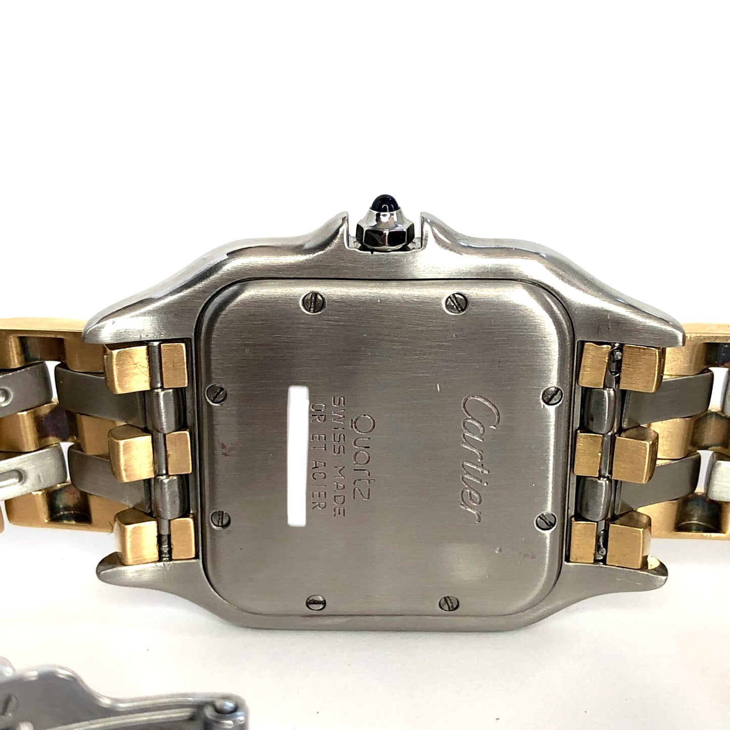 CARTIER PANTHERE 29mm 3 Row Gold 0.55TCW DIAMOND Watch