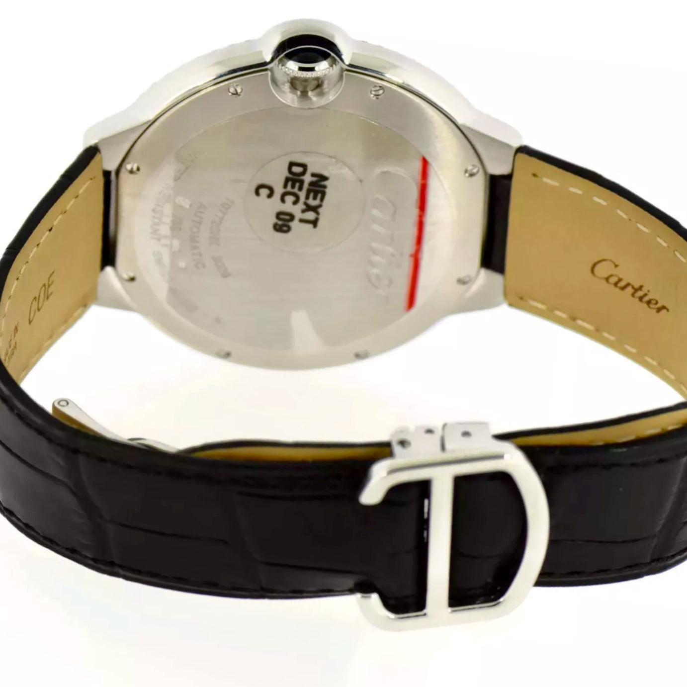 CARTIER BALLON BLEU Automatic 42mm Steel Watch 2TCW+ DIAMONDS Cartier Band