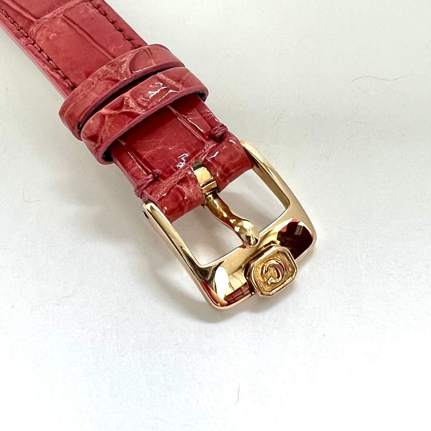 CHOPARD HAPPY SPORT 26mm 2 Tone Floating DIAMONDS & Red RUBIES Watch