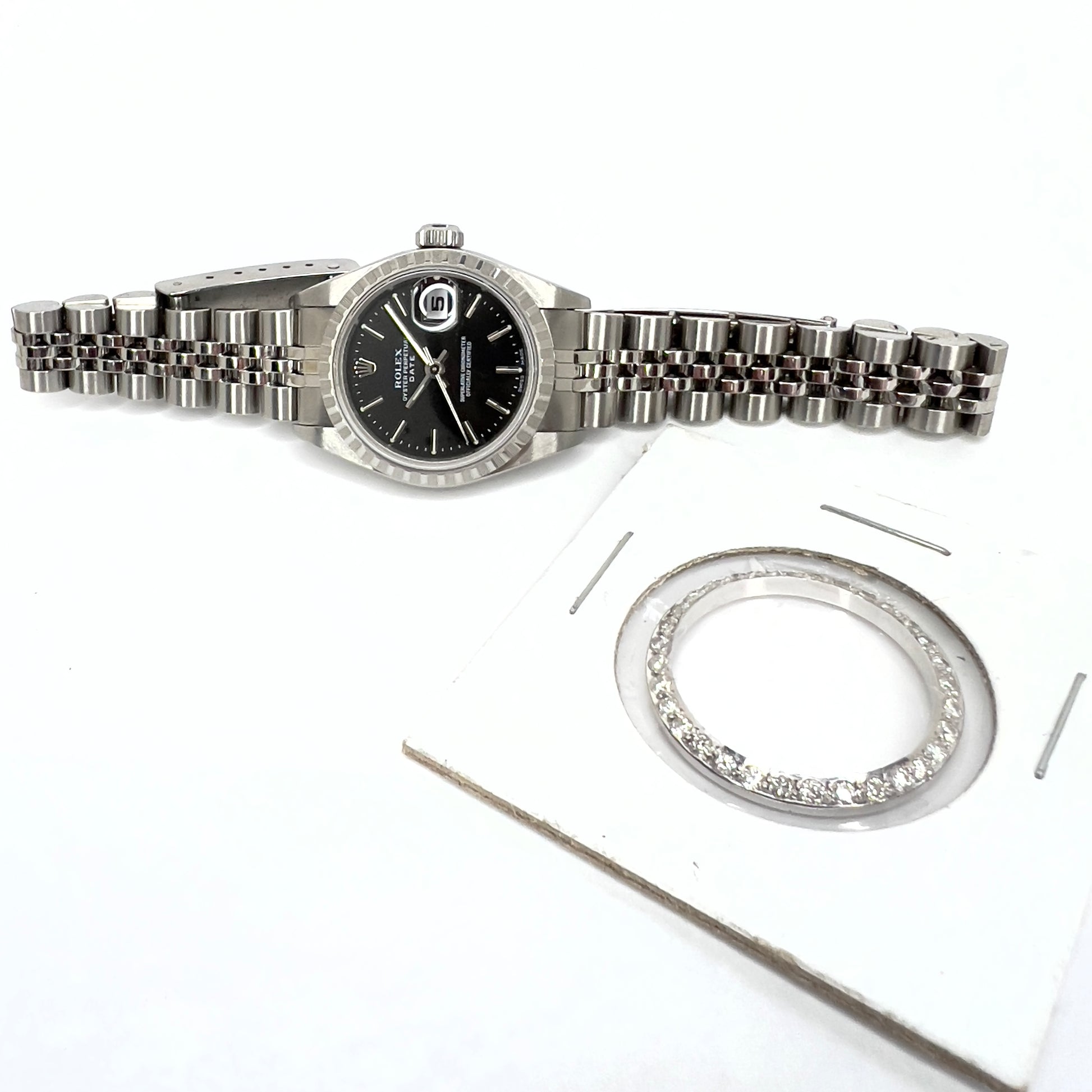 ROLEX DATE Automatic 26mm Steel Jubilee Bracelet Watch