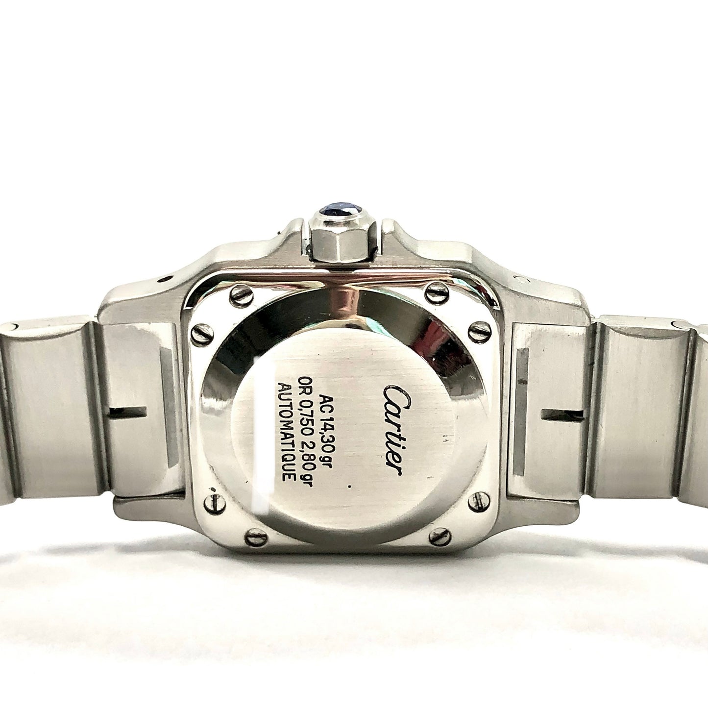 CARTIER SANTOS GALBEE 24mm Automatic 2 Tone 1.09TCW Diamond Watch