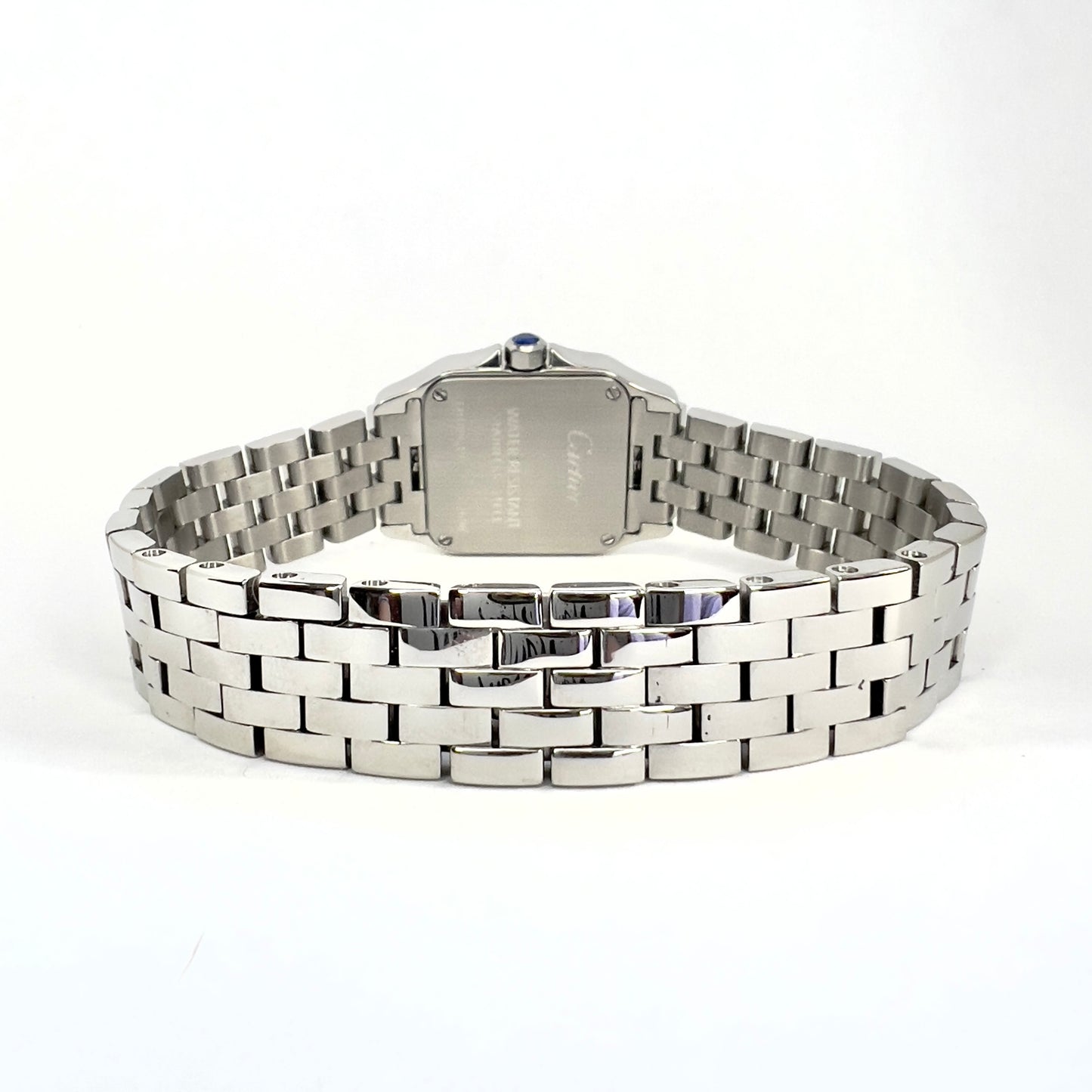 CARTIER SANTOS DEMOISELLE 2698 Quartz 20mm Steel 1.05TCW Diamond Watch