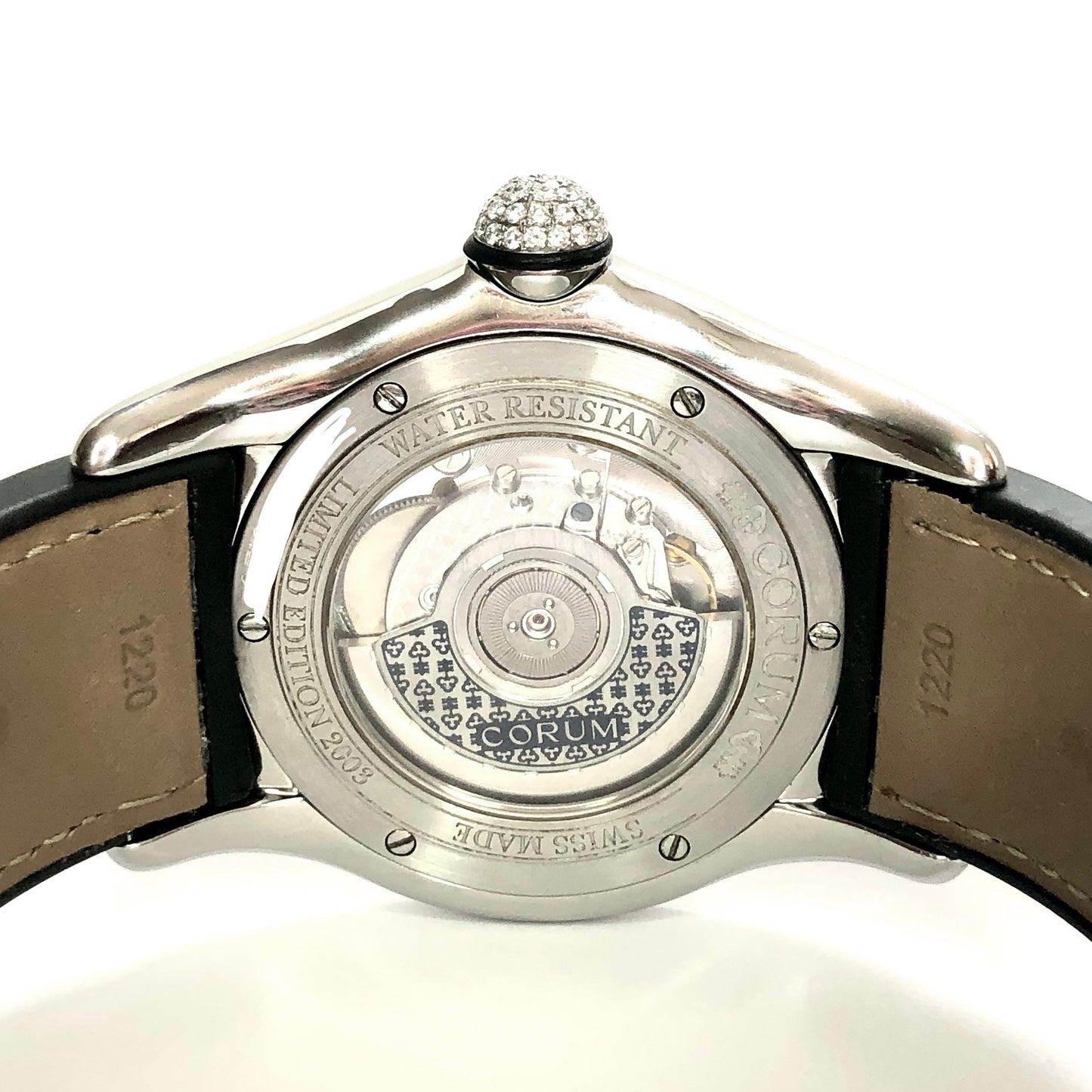 CORUM BUBBLE COSINO Automatic 45mm Steel 1.85TCW Diamond Watch