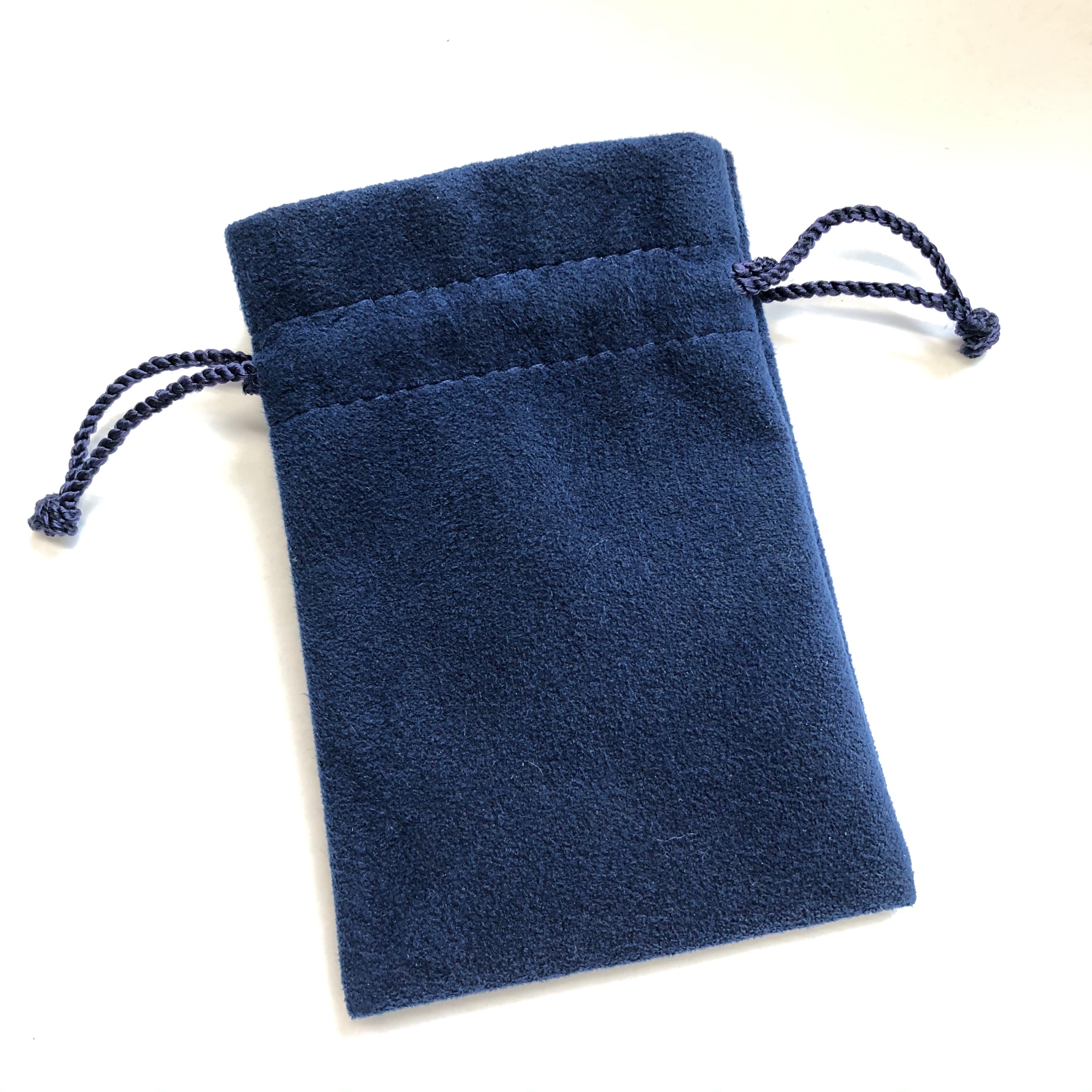 CHOPARD Blue Faux Suede Pouch 3.25 x 4.5 inches NATILUXIA