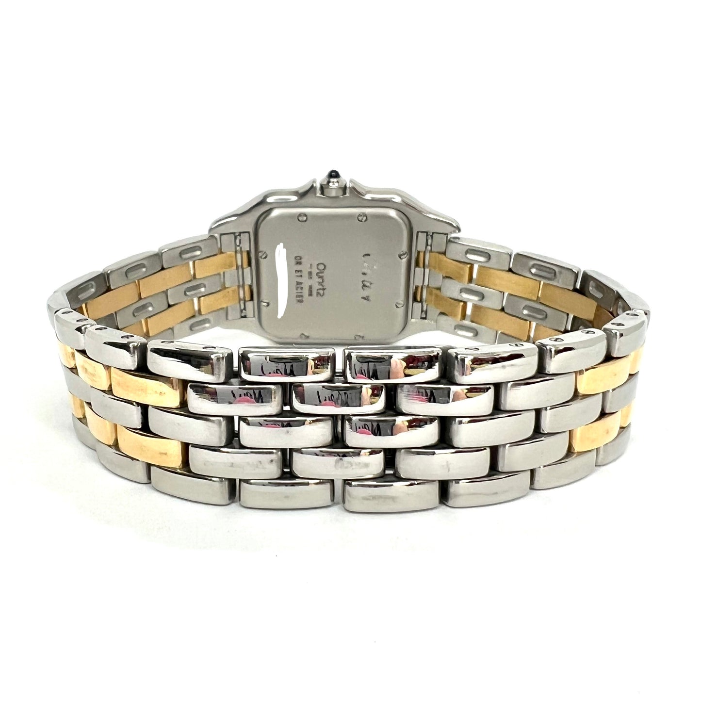 CARTIER PANTHERE Quartz 27mm 2 Row Gold 1.16TCW DIAMOND Watch