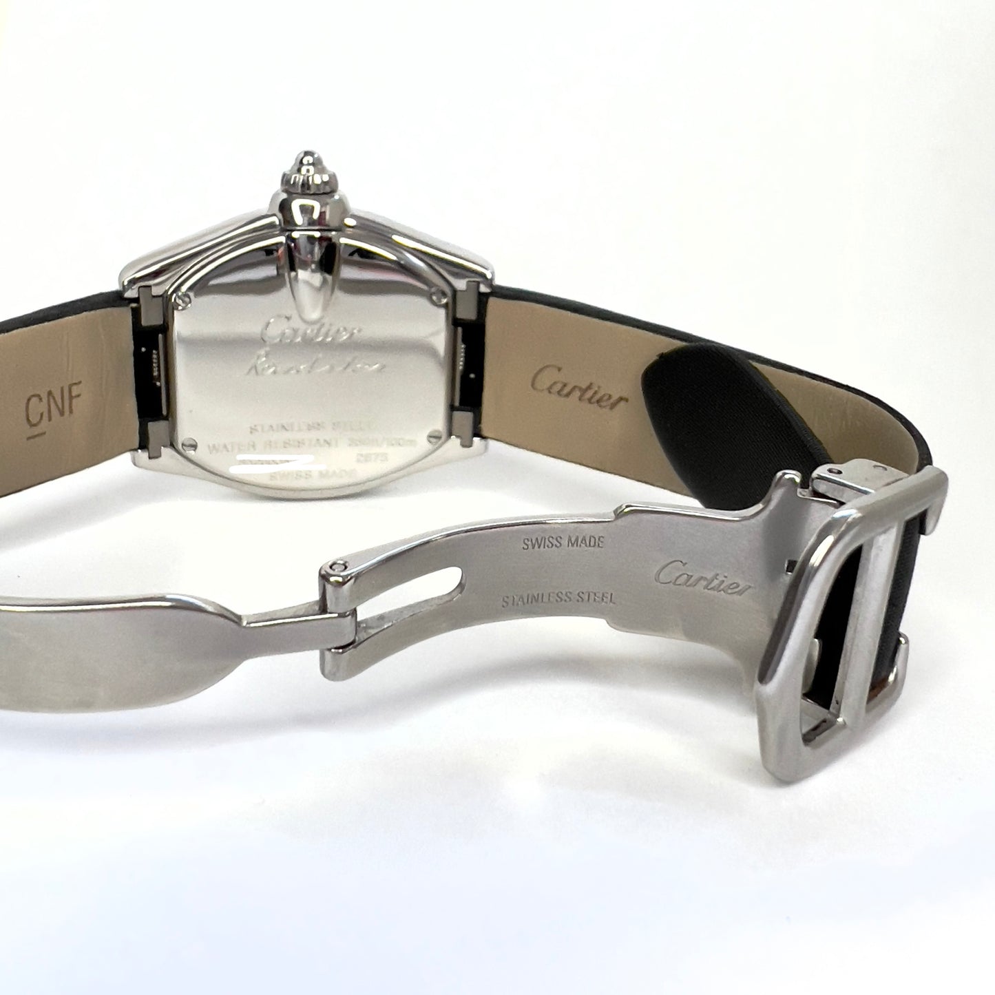 CARTIER ROADSTER Quartz Steel 31mm 1.15TCW DIAMOND Watch
