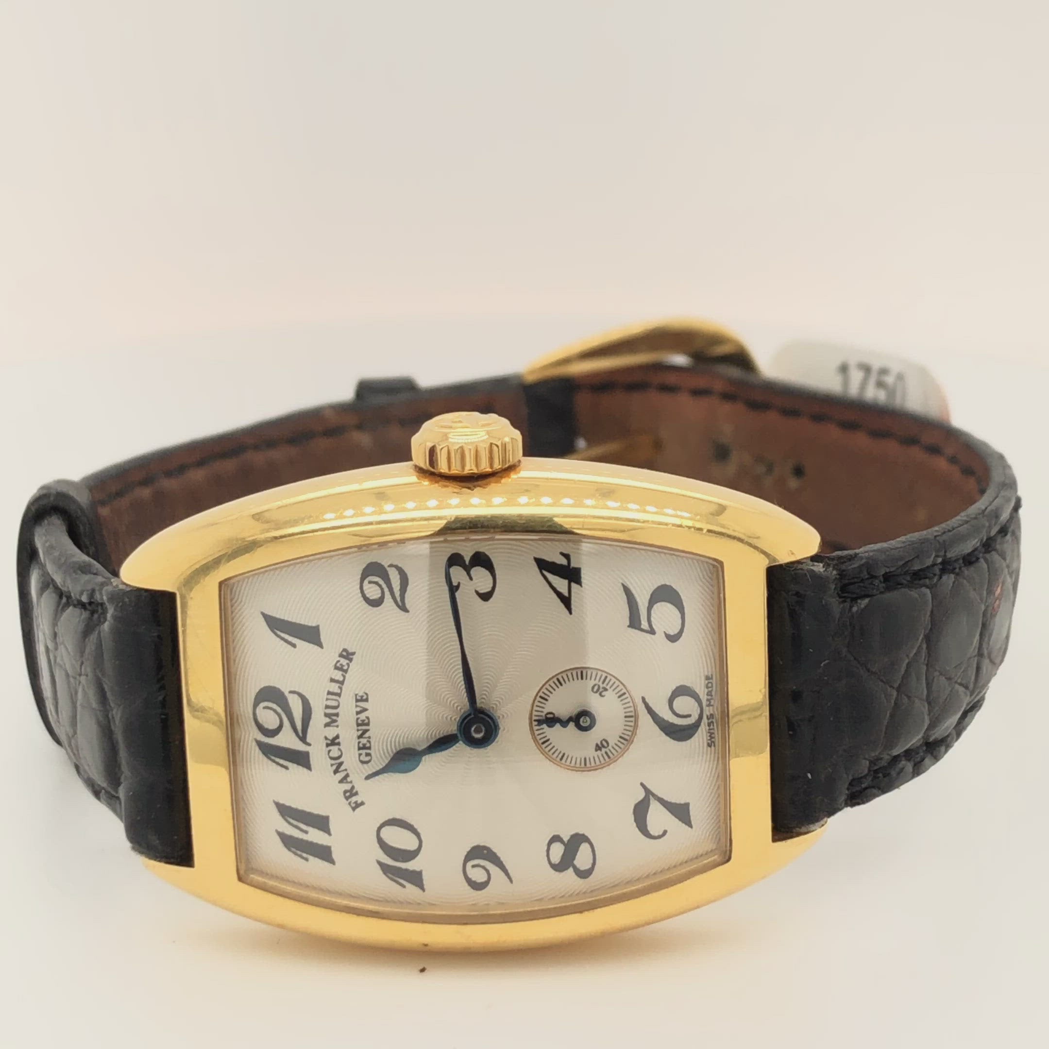 FRANCK MULLER CURVEX 25mm Hand Winding 18K Yellow Gold