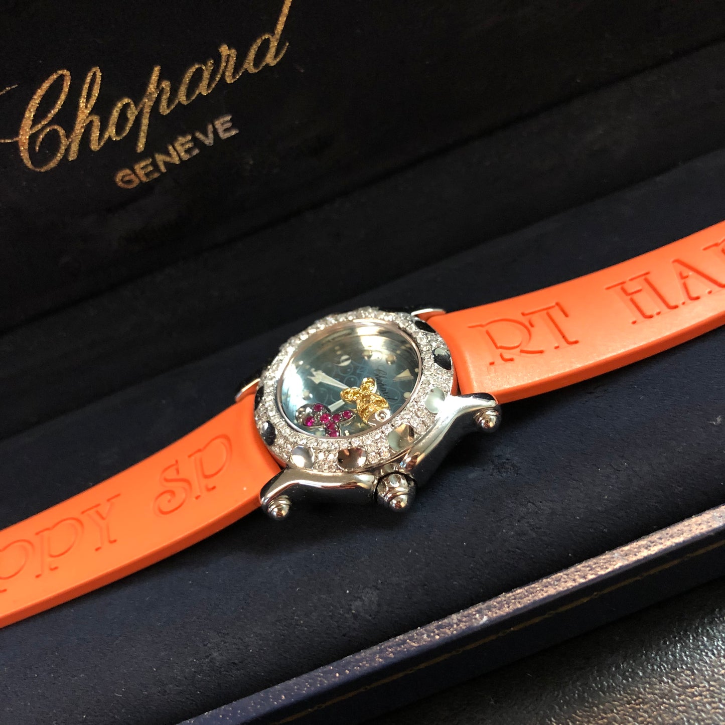 CHOPARD HAPPY SPORT Quartz 26mm Steel 1.15TCW Diamond Watch