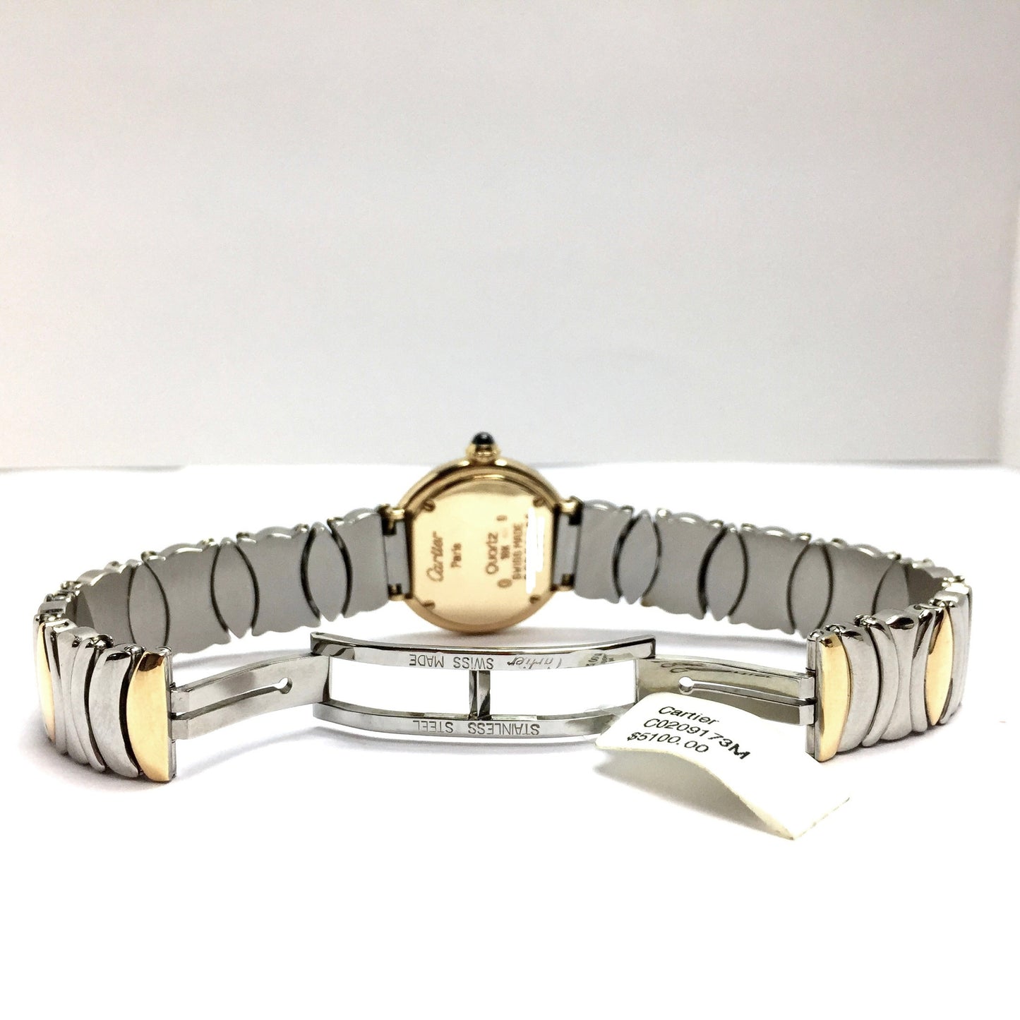 CARTIER COLISEE 24mm 2 Tone 0.82TCW DIAMOND Watch