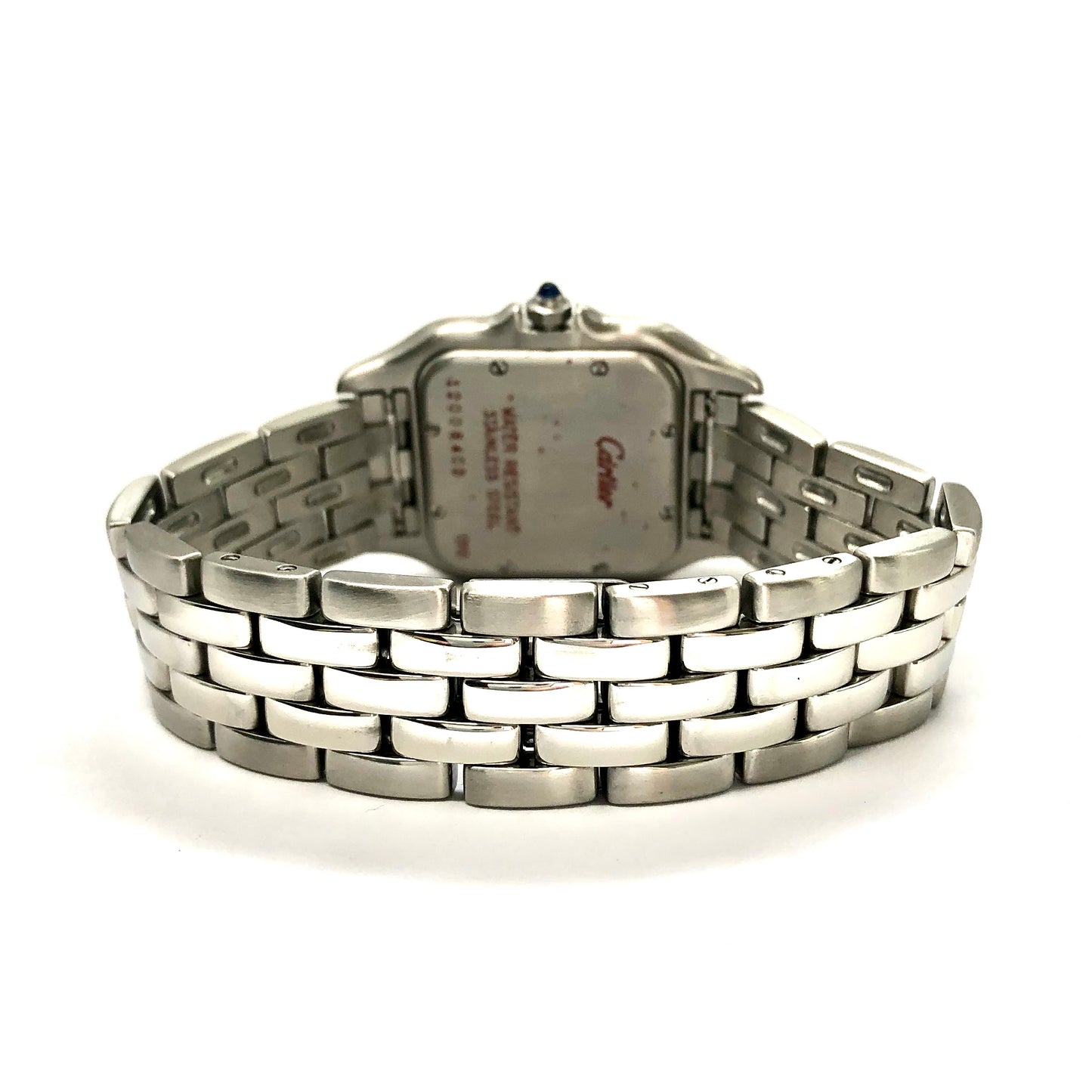 CARTIER PANTHÉRE Quartz 27mm Steel ~1.5TCW Diamond Watch