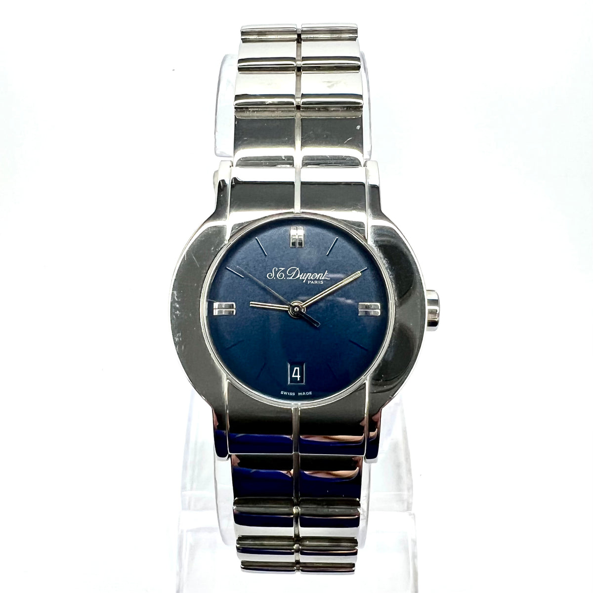 S.T. DUPONT 30mm Quartz Stainless Steel Watch S.T. DUPONT 30mm Quartz Stainless Steel Watch | NATILUXIA main image 4