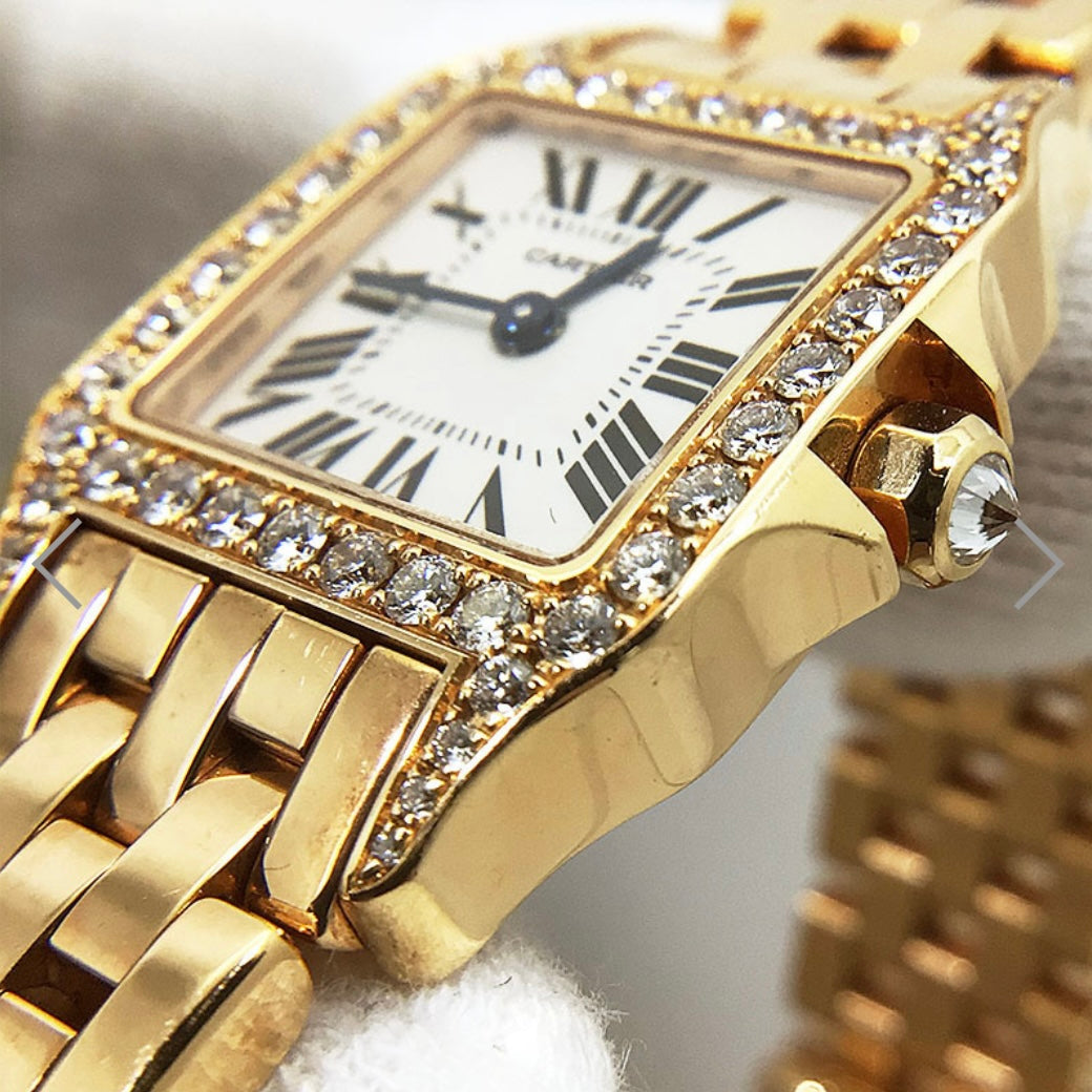 Cartier santos online 18k