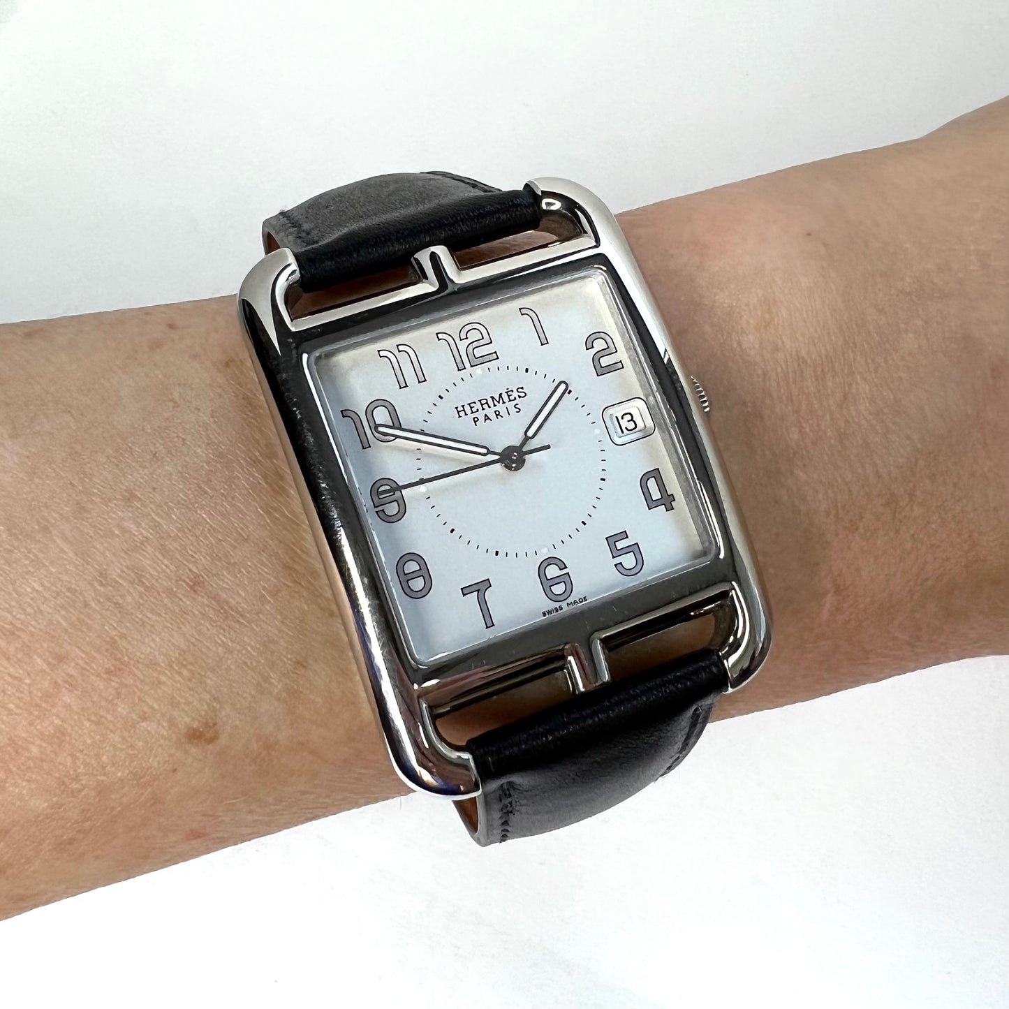 HERMÈS CAPE COD MAXI Quartz 33mm Steel Watch