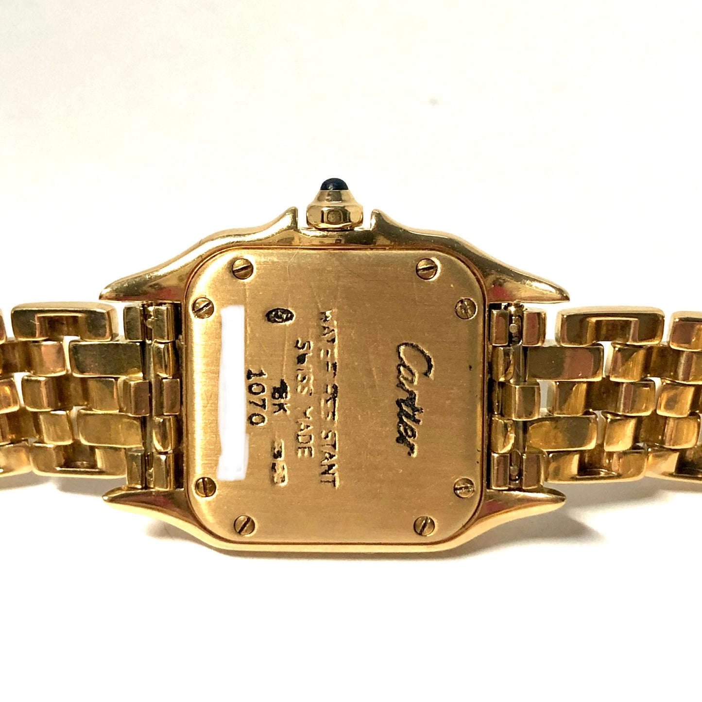 CARTIER PANTHERE Quartz 23mm 18K Yellow Gold 0.32TCW DIAMOND Watch