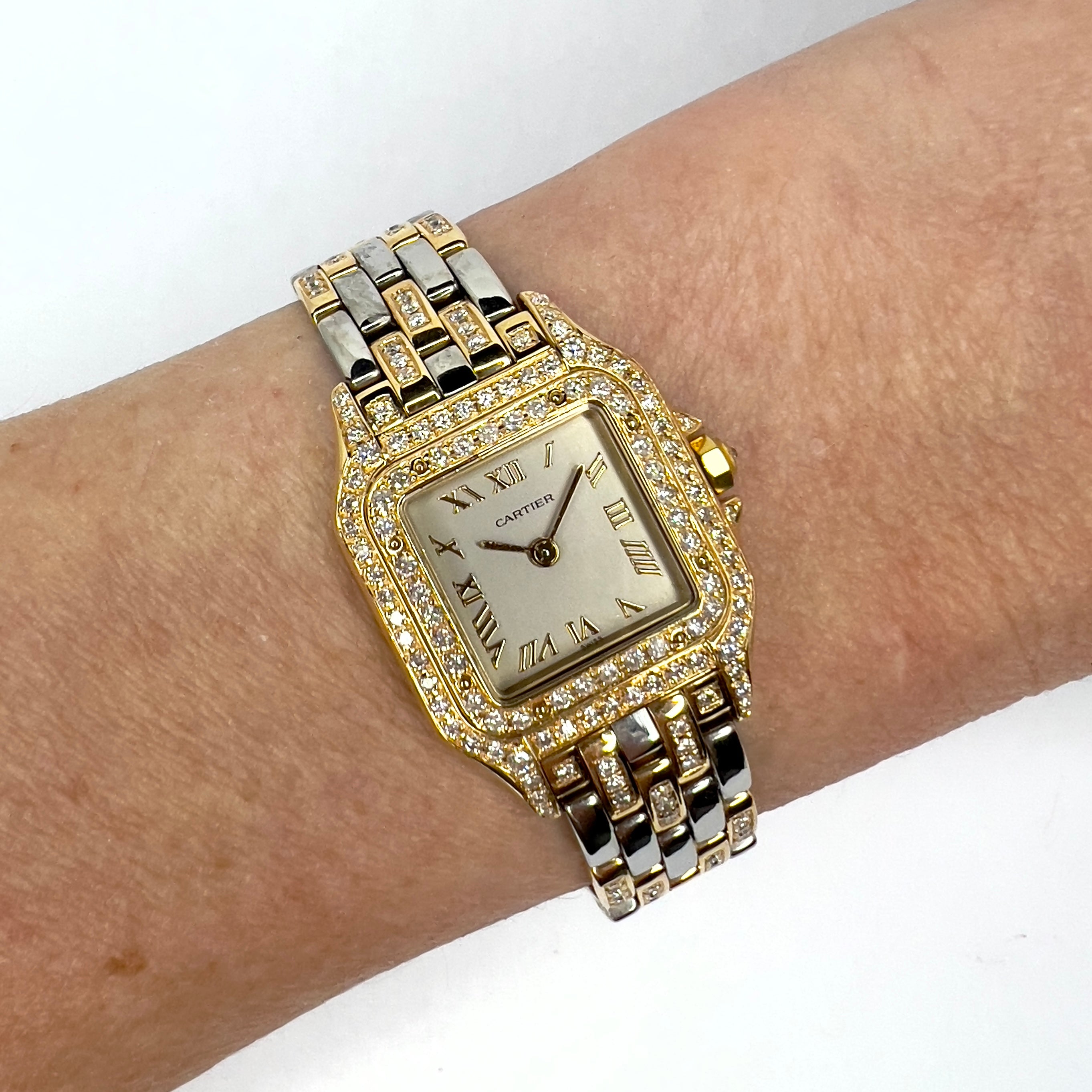 Cartier panthere hot sale two tone