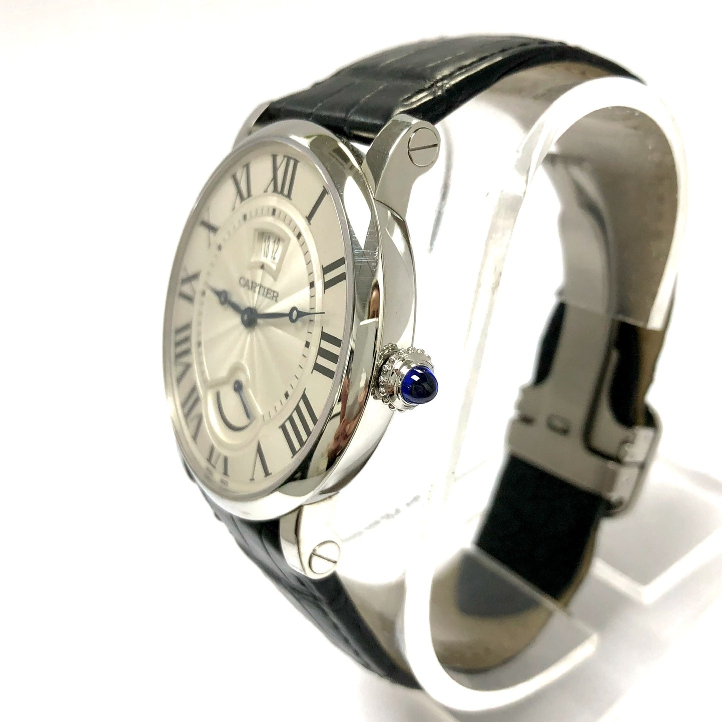 ROTONDE de CARTIER Automatic 40mm Calendar der Power Reserve Steel Watch