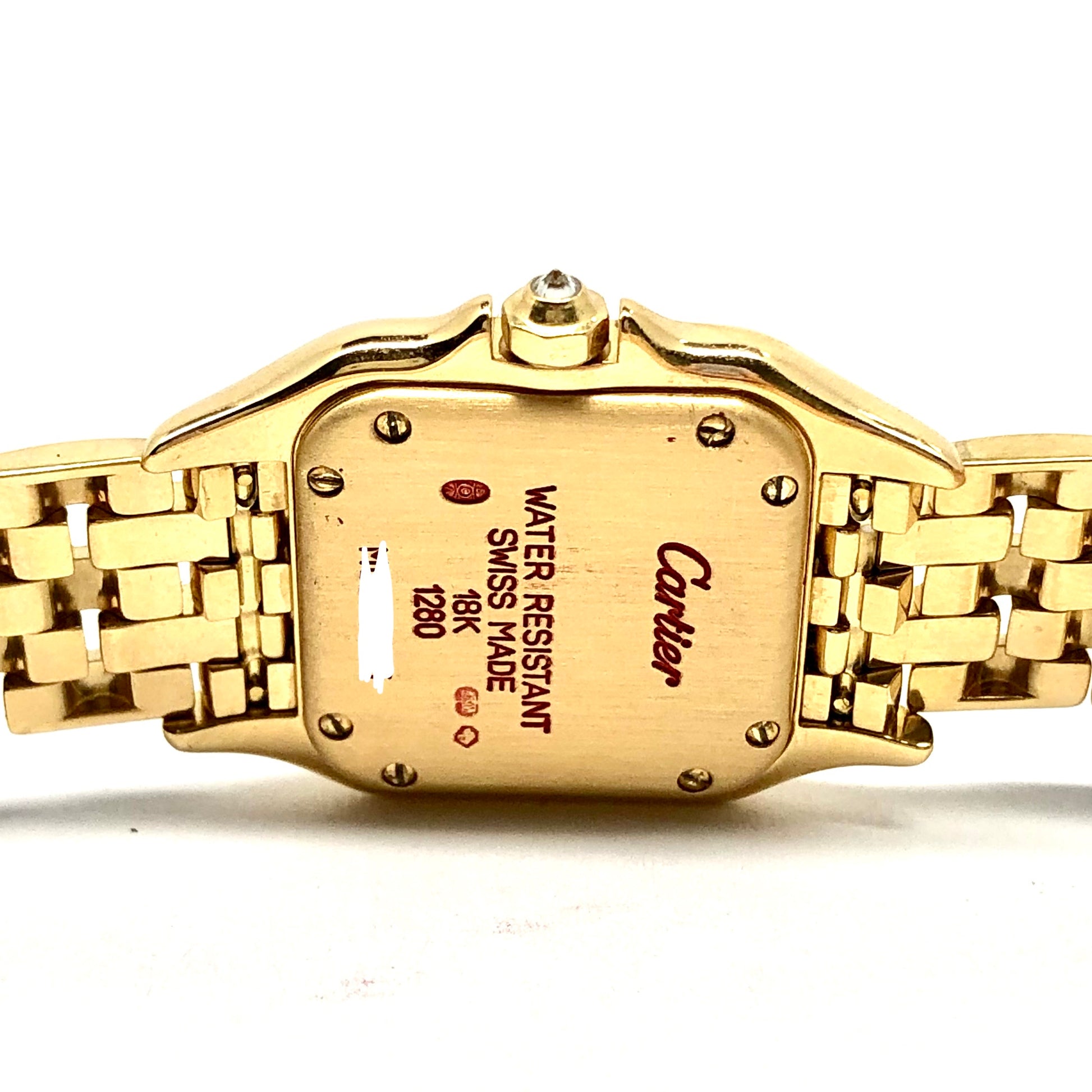 CARTIER PANTHERE 22mm 18K Yellow Gold ~0.4TCW DIAMOND Watch