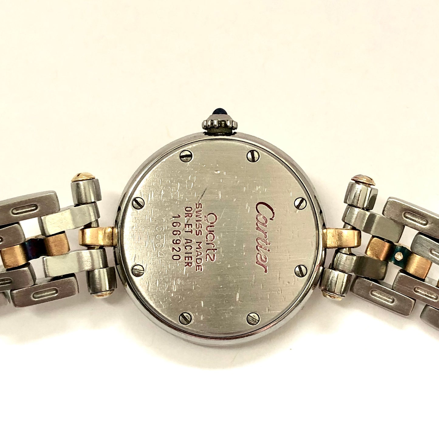 CARTIER PANTHERE VENDOME 24mm Quartz 1 Row Gold  0.65TCW Diamond Watch