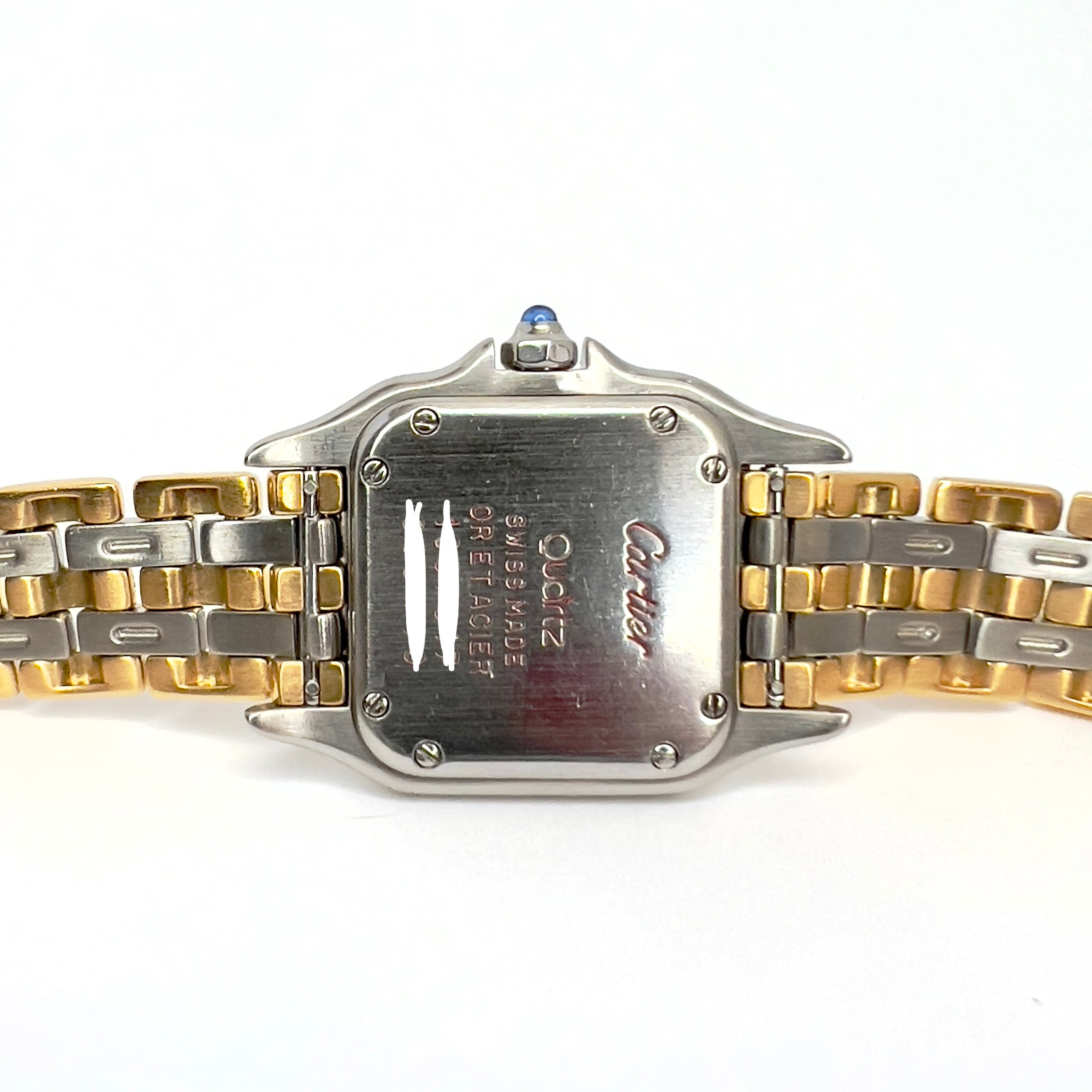 CARTIER PANTHERE Quartz 23mm 3 Row Gold 0.87TCW DIAMOND Watch