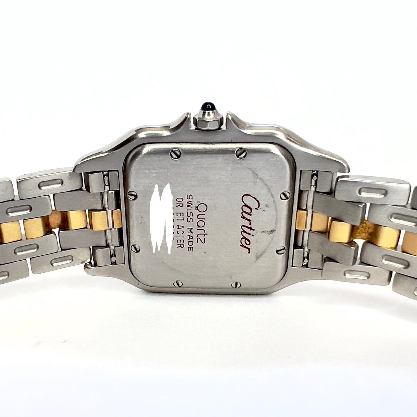 CARTIER PANTHERE Quartz 27mm 1 Row Gold ~1.16TCW DIAMOND Watch