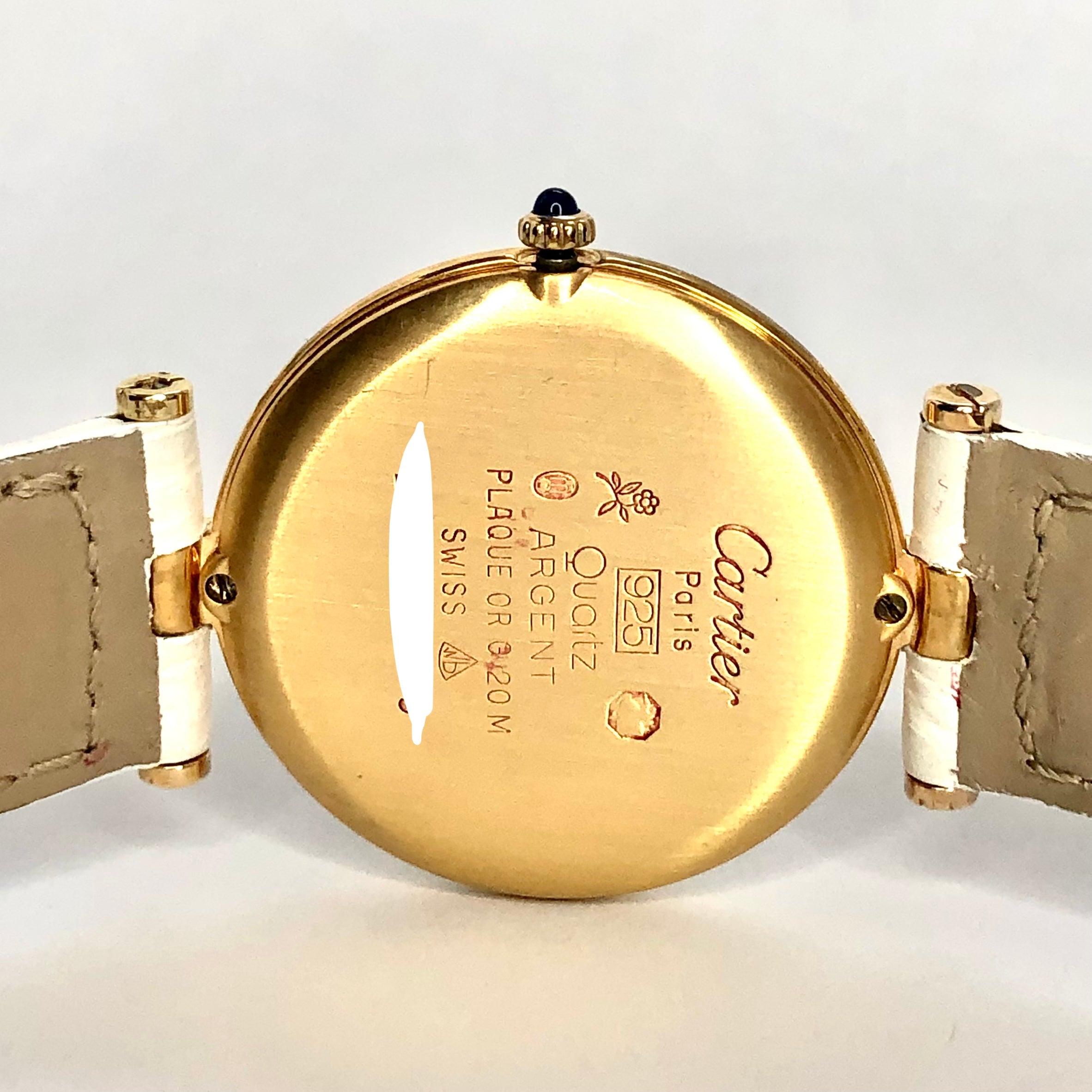 Cartier shop vermeil quartz