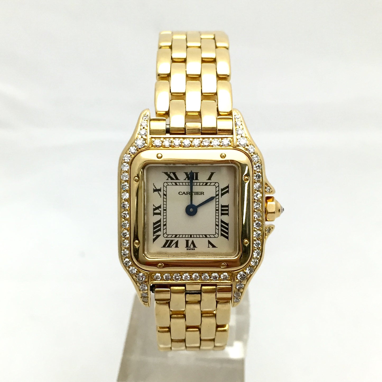 CARTIER PANTHERE Quartz 23mm 18K Yellow Gold 0.70TCW DIAMOND Watch