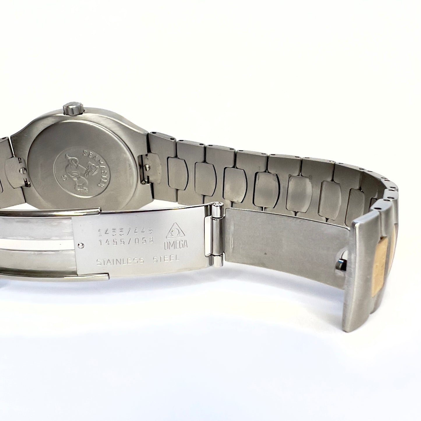 OMEGA SEAMASTER POLARIS GMT 2 Tone 31mm 0.58TCW Diamond Watch