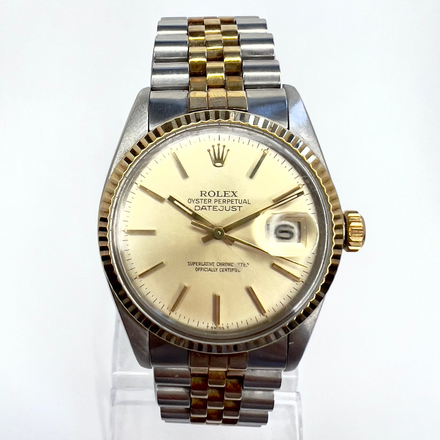 ROLEX Oyster Perpetual DATEJUST Automatic 36mm 2 Tone Watch