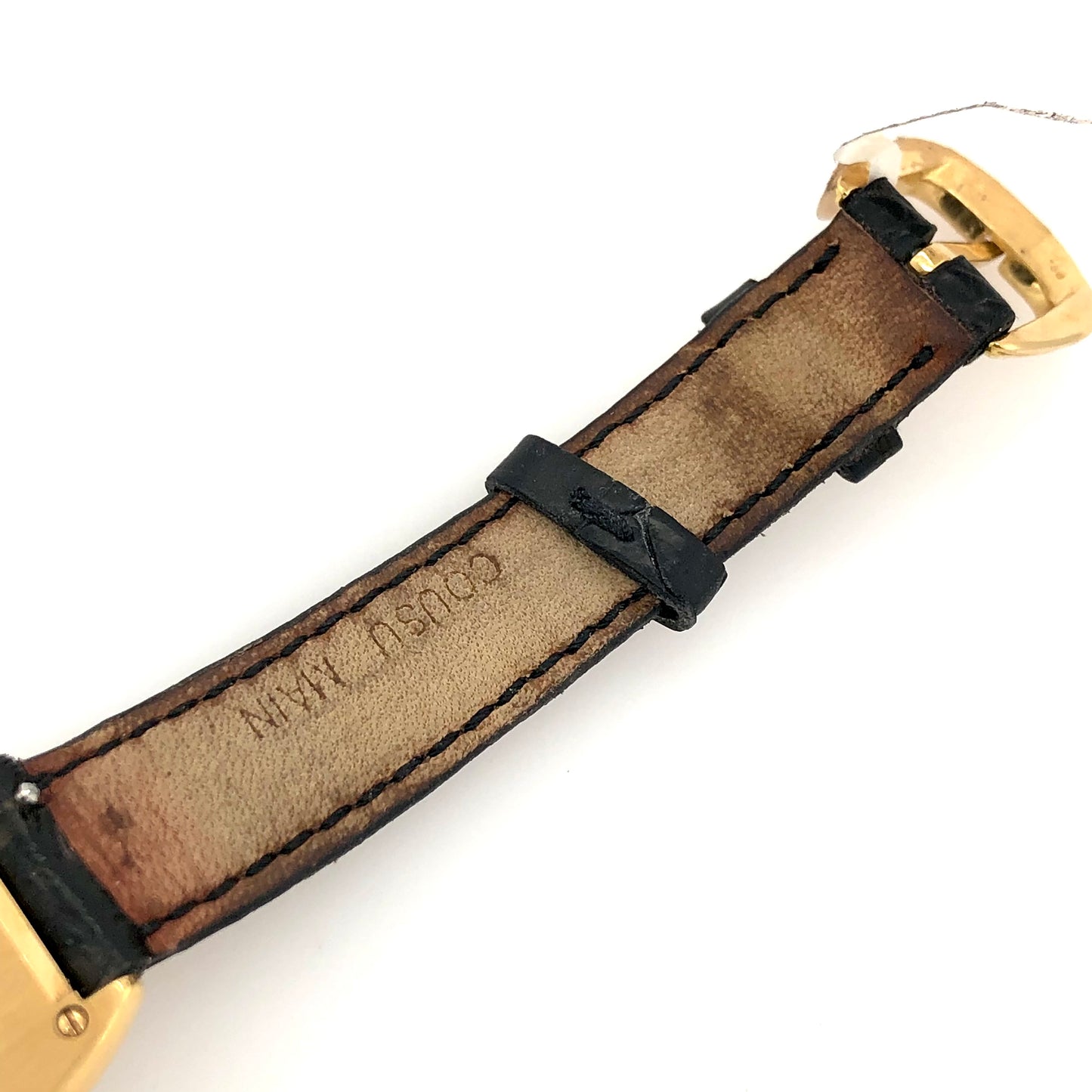 FRANCK MULLER CURVEX 25mm Hand Winding 18K Yellow Gold Skeleton Backcase Watch