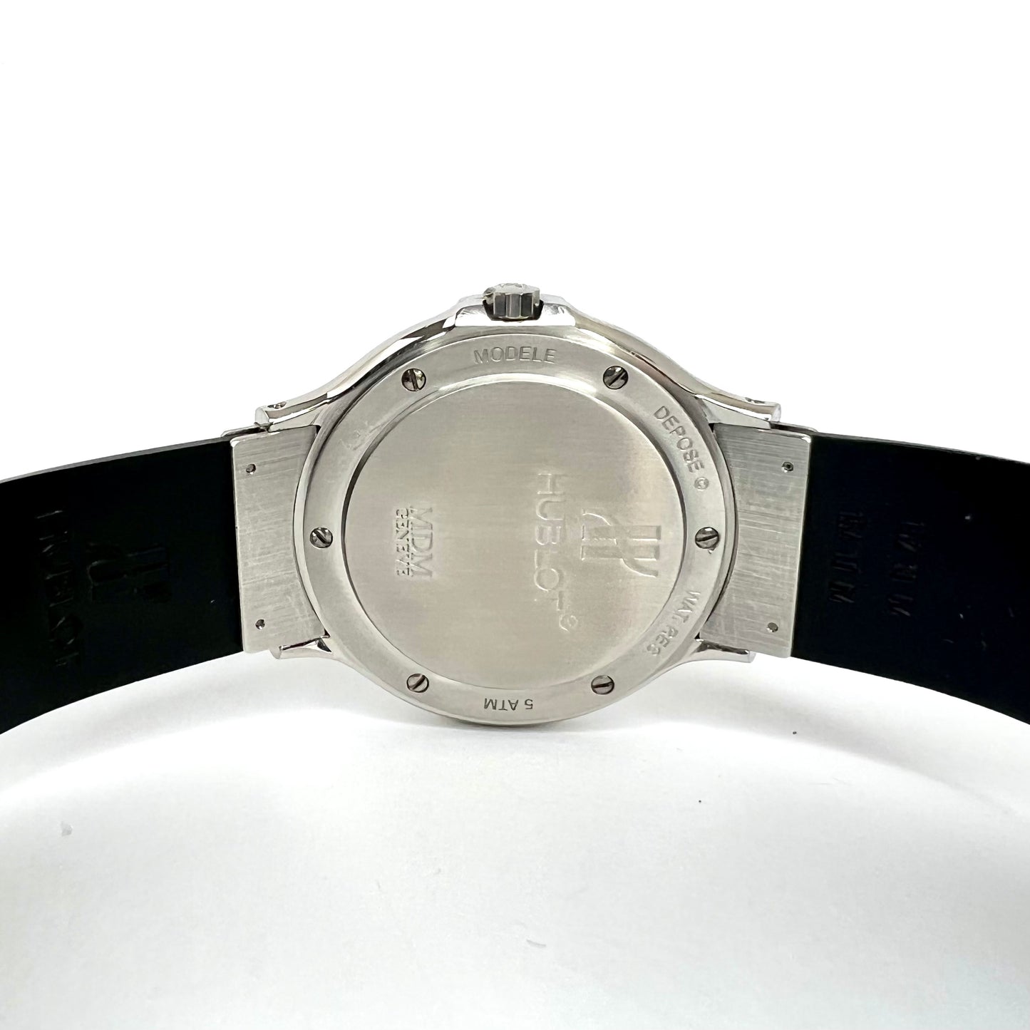 HUBLOT MDM 1523, 36mm Quartz Steel 1.10TCW DIAMOND Watch