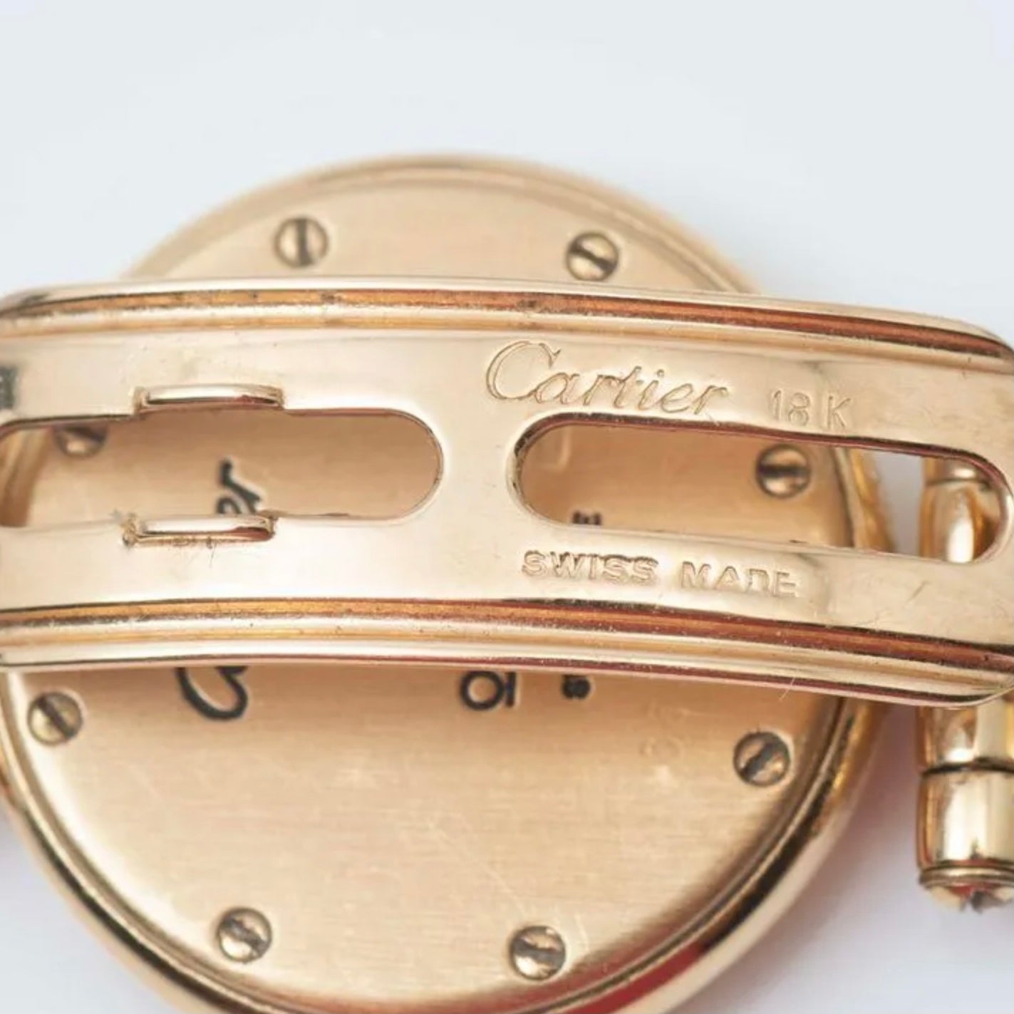 CARTIER PANTHERE VENDOME 23mm 18K Yellow Gold & Watch Diamond Bezel & Bracelet