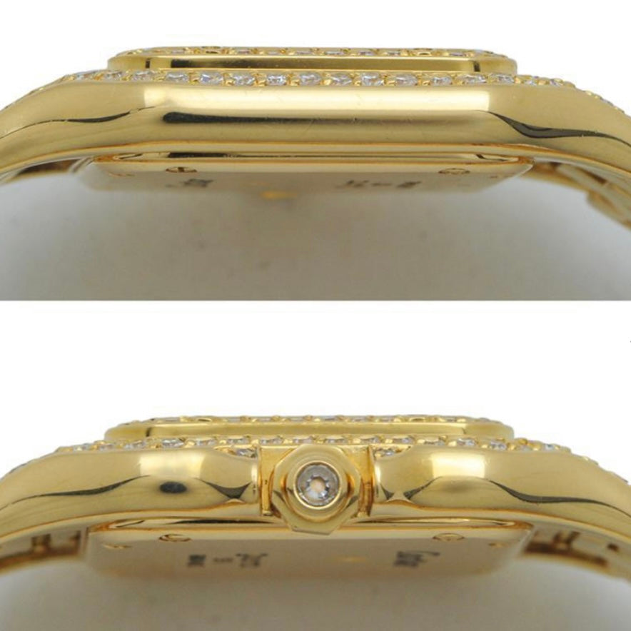 Cartier Panthére Quartz 23mm 18K Yellow Gold Diamond Watch